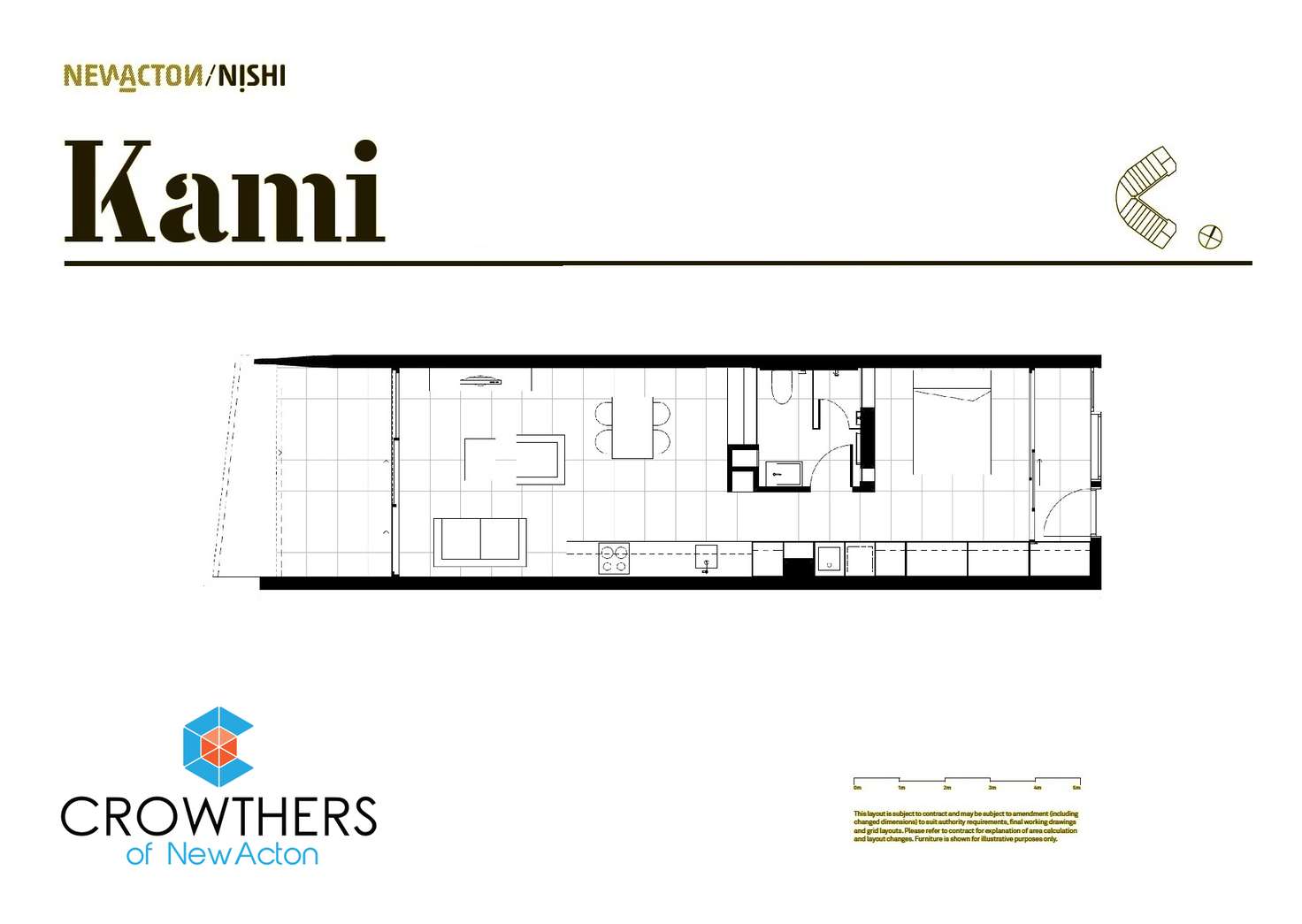 Floorplan of Homely apartment listing, 907/25 Edinburgh Avenue, City ACT 2601