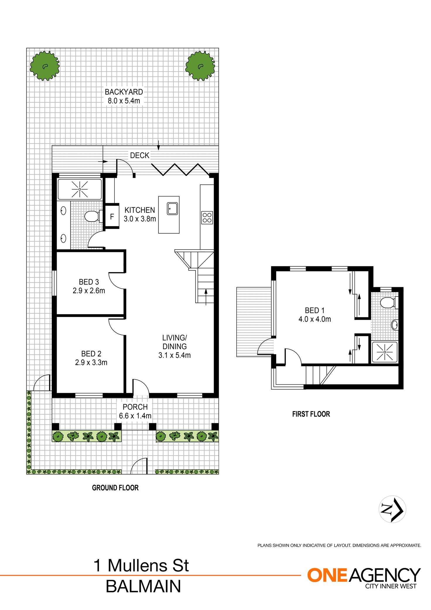 Floorplan of Homely house listing, 1 Mullens Street, Balmain NSW 2041