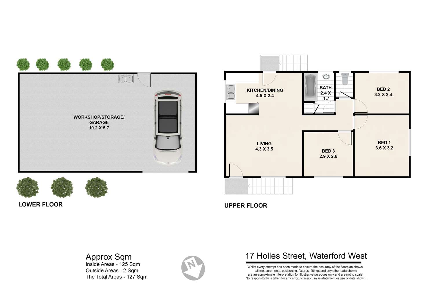 Floorplan of Homely house listing, 17 Holles Street, Waterford West QLD 4133