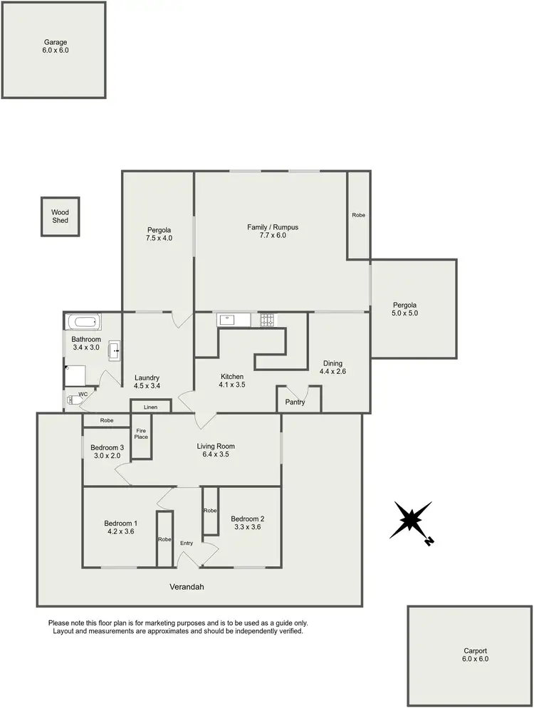 Floorplan of Homely house listing, 173 Williams Road, Millicent SA 5280