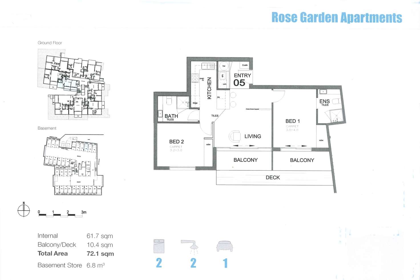 Floorplan of Homely apartment listing, 5/37-39 Rose Street, Box Hill VIC 3128