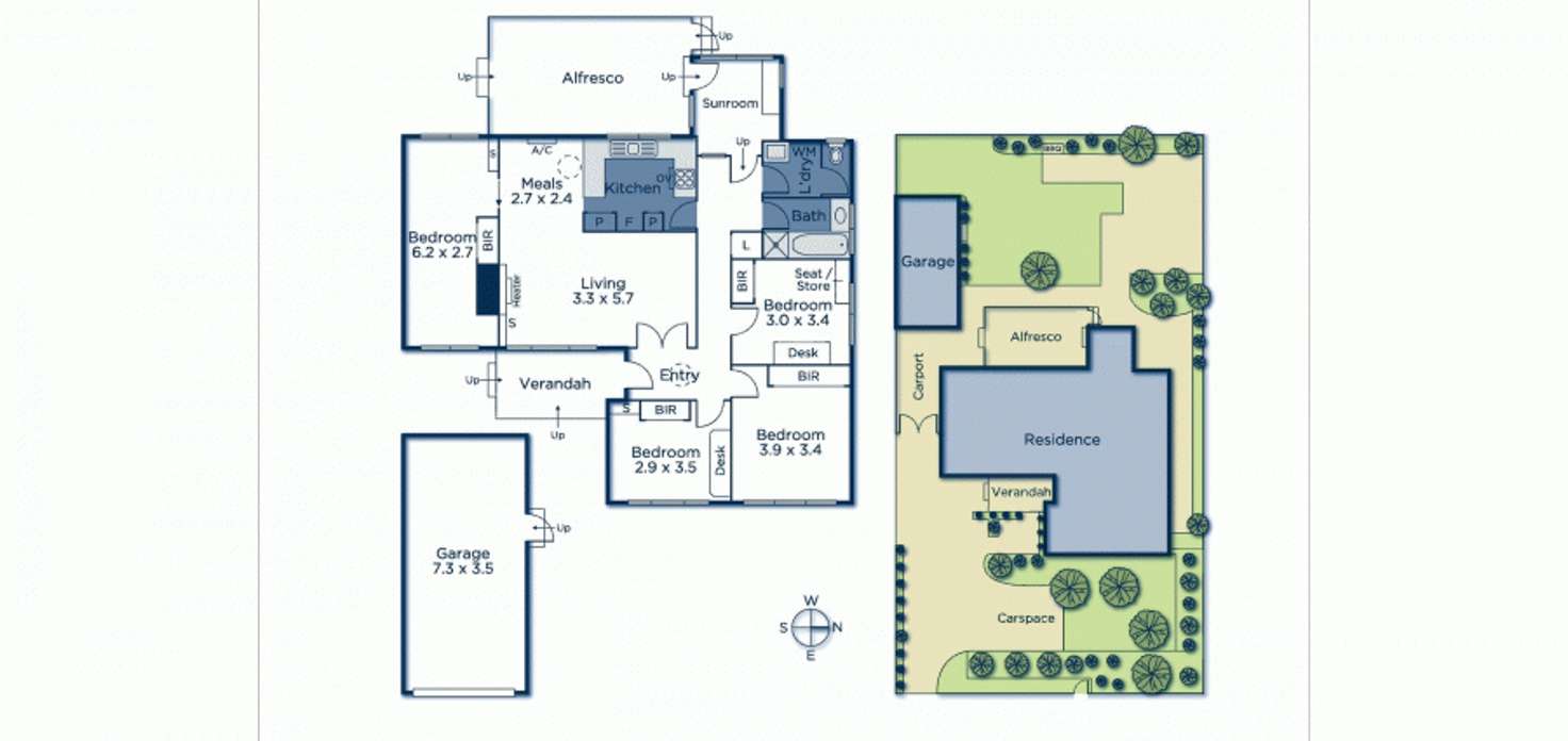Floorplan of Homely house listing, 34 Second Avenue, Box Hill North VIC 3129
