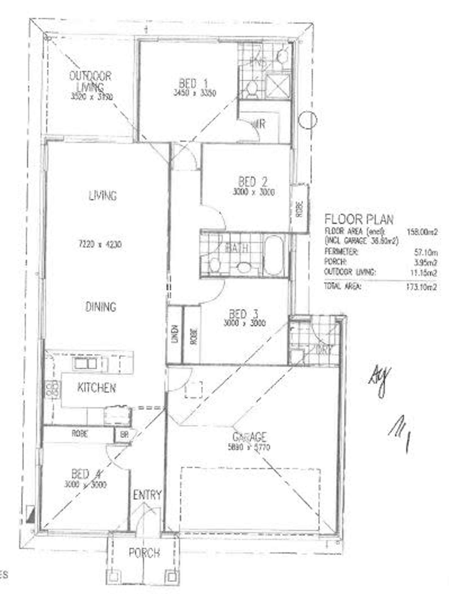 Floorplan of Homely house listing, 17 Skinner Street, Collingwood Park QLD 4301