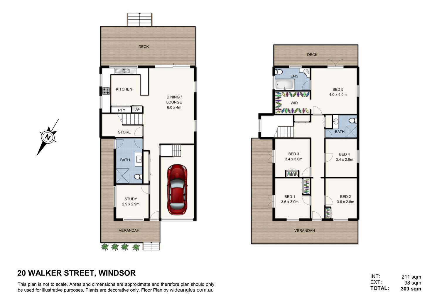 Floorplan of Homely house listing, 20 Walker Street, Windsor QLD 4030