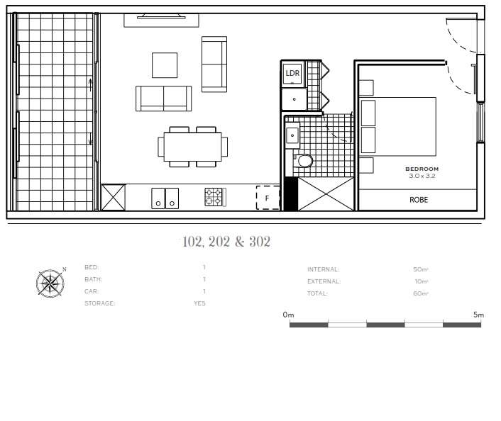 Floorplan of Homely apartment listing, 5/45 - 51 Andover Street, Carlton NSW 2218
