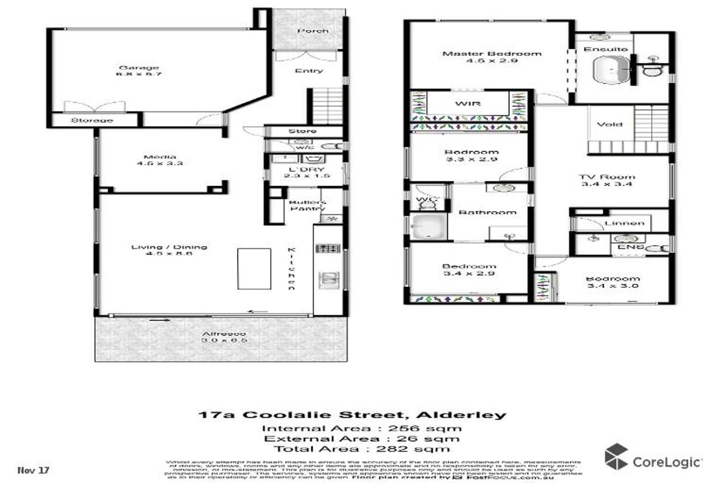 Floorplan of Homely house listing, 17a Coolalie Street, Alderley QLD 4051