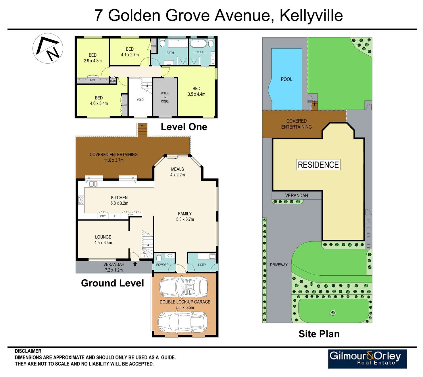 Floorplan of Homely house listing, 7 Golden Grove Avenue, Kellyville NSW 2155