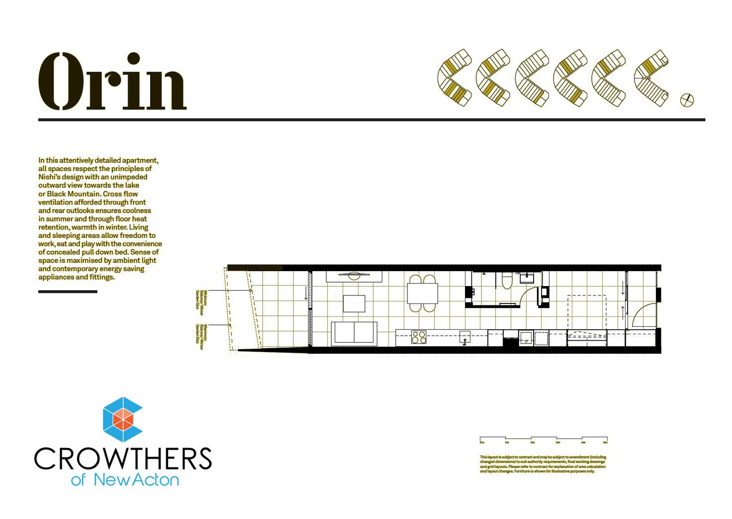 Floorplan of Homely apartment listing, 713/25 Edinburgh Avenue, City ACT 2601