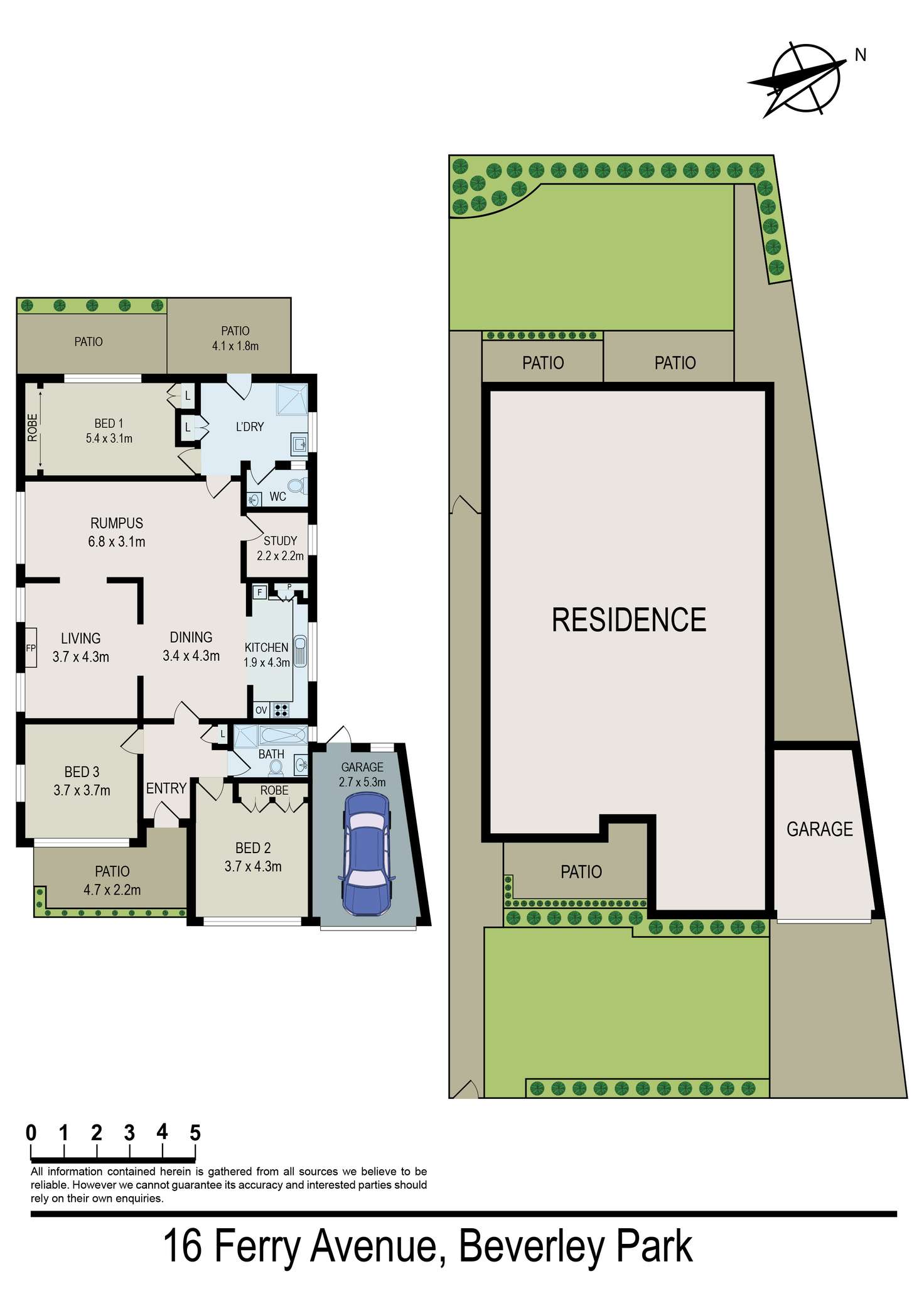 Floorplan of Homely house listing, 16 Ferry Avenue, Beverley Park NSW 2217