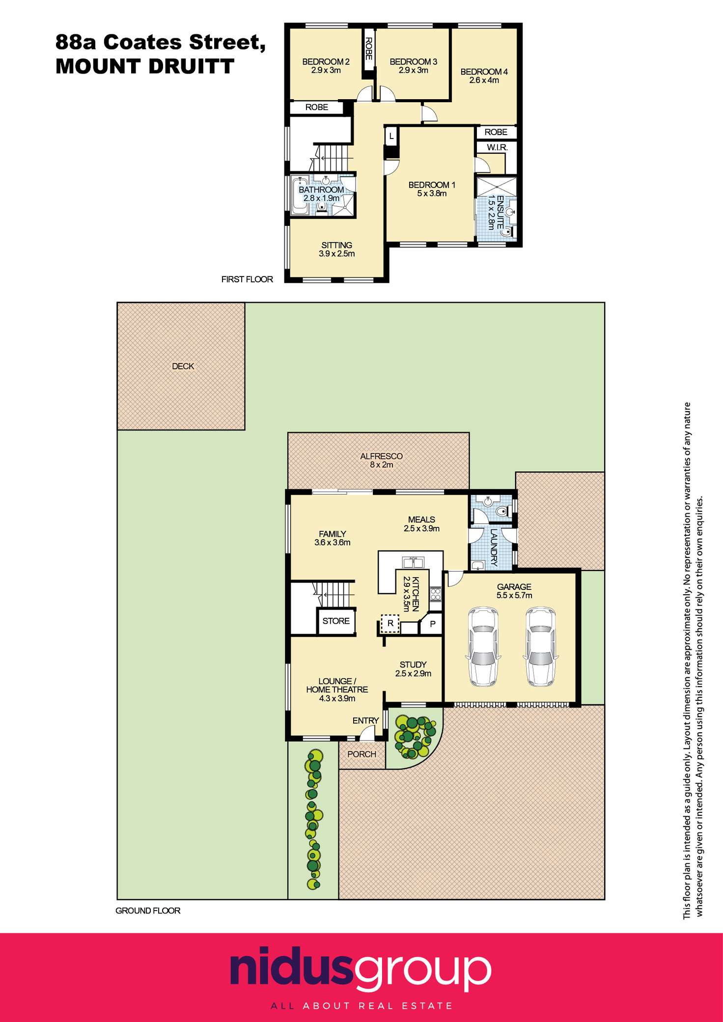 Floorplan of Homely house listing, 88A Coates St, Mount Druitt NSW 2770