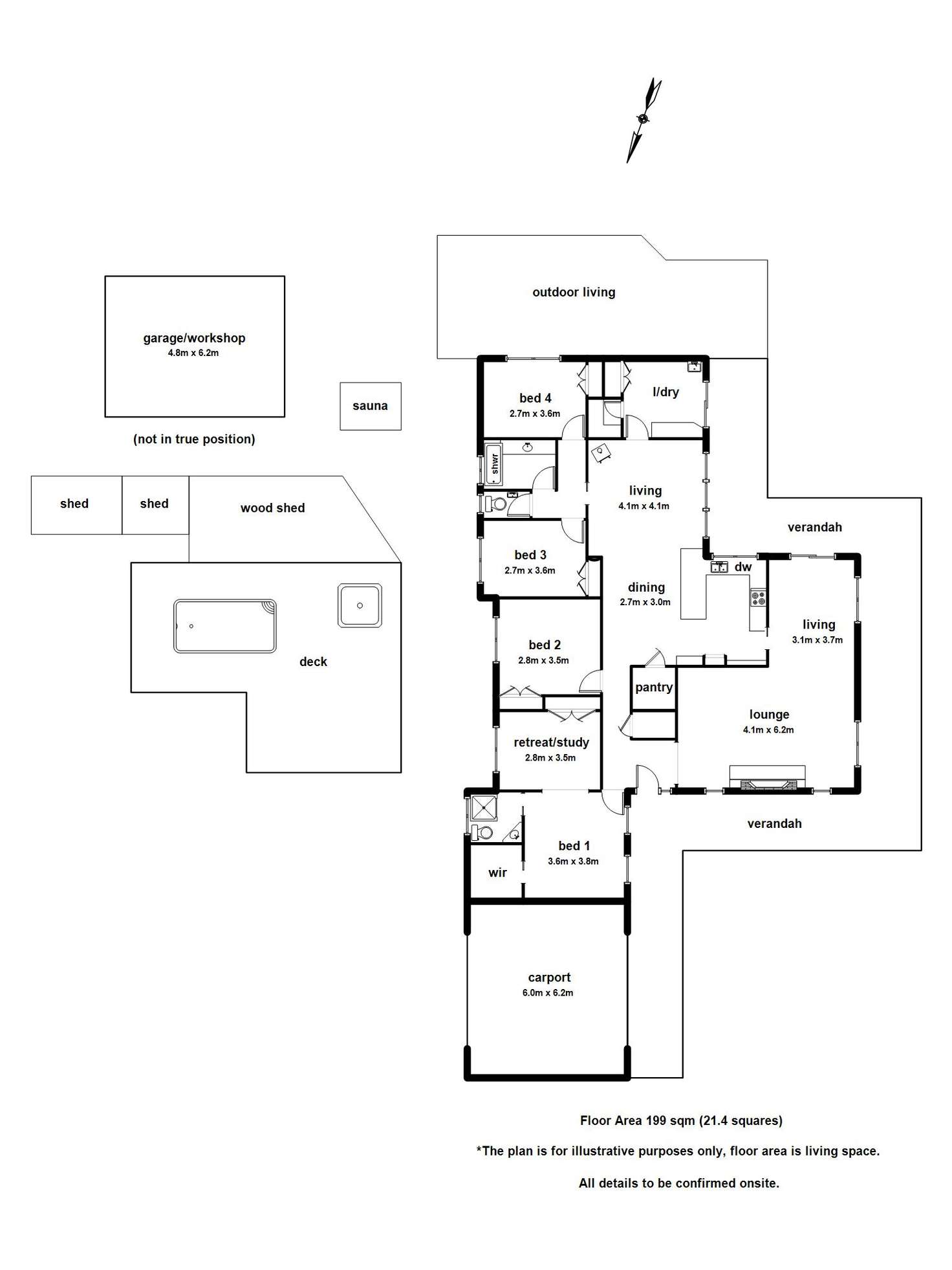 Floorplan of Homely house listing, 25 Brennan Avenue, Beaconsfield Upper VIC 3808