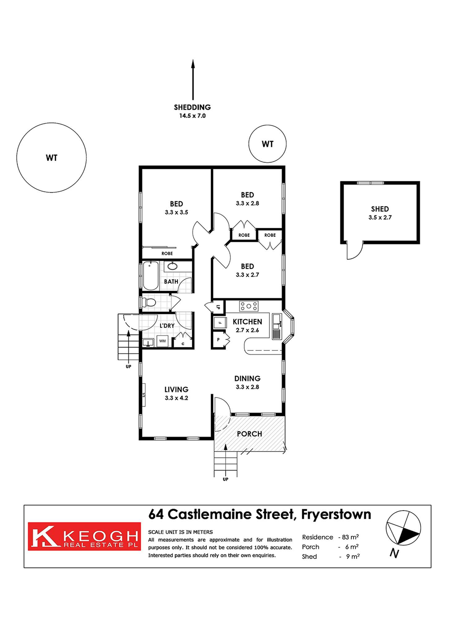 Floorplan of Homely house listing, 64 Castlemaine Street, Fryerstown VIC 3451