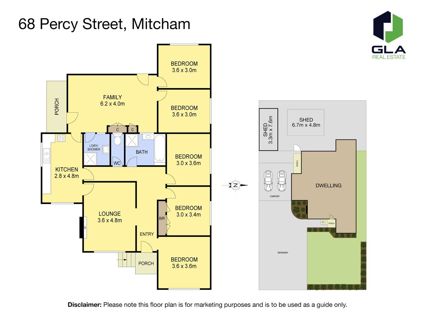 Floorplan of Homely house listing, 68 Percy Street, Mitcham VIC 3132