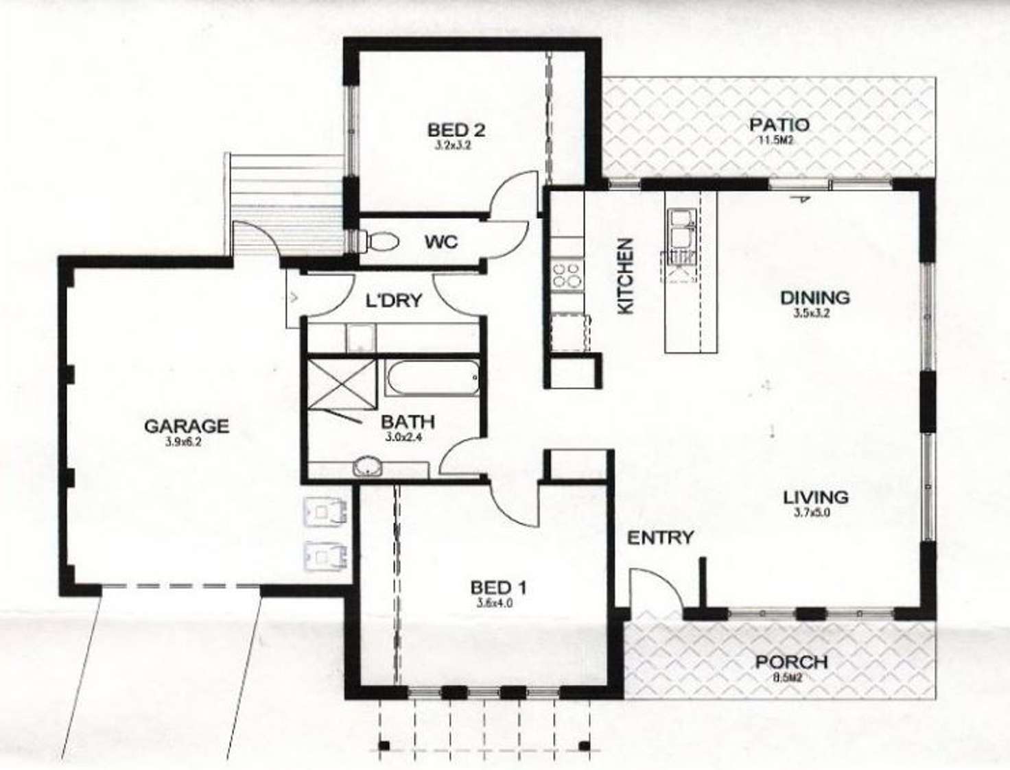 Floorplan of Homely house listing, 19 Sutherland Way, Drouin VIC 3818
