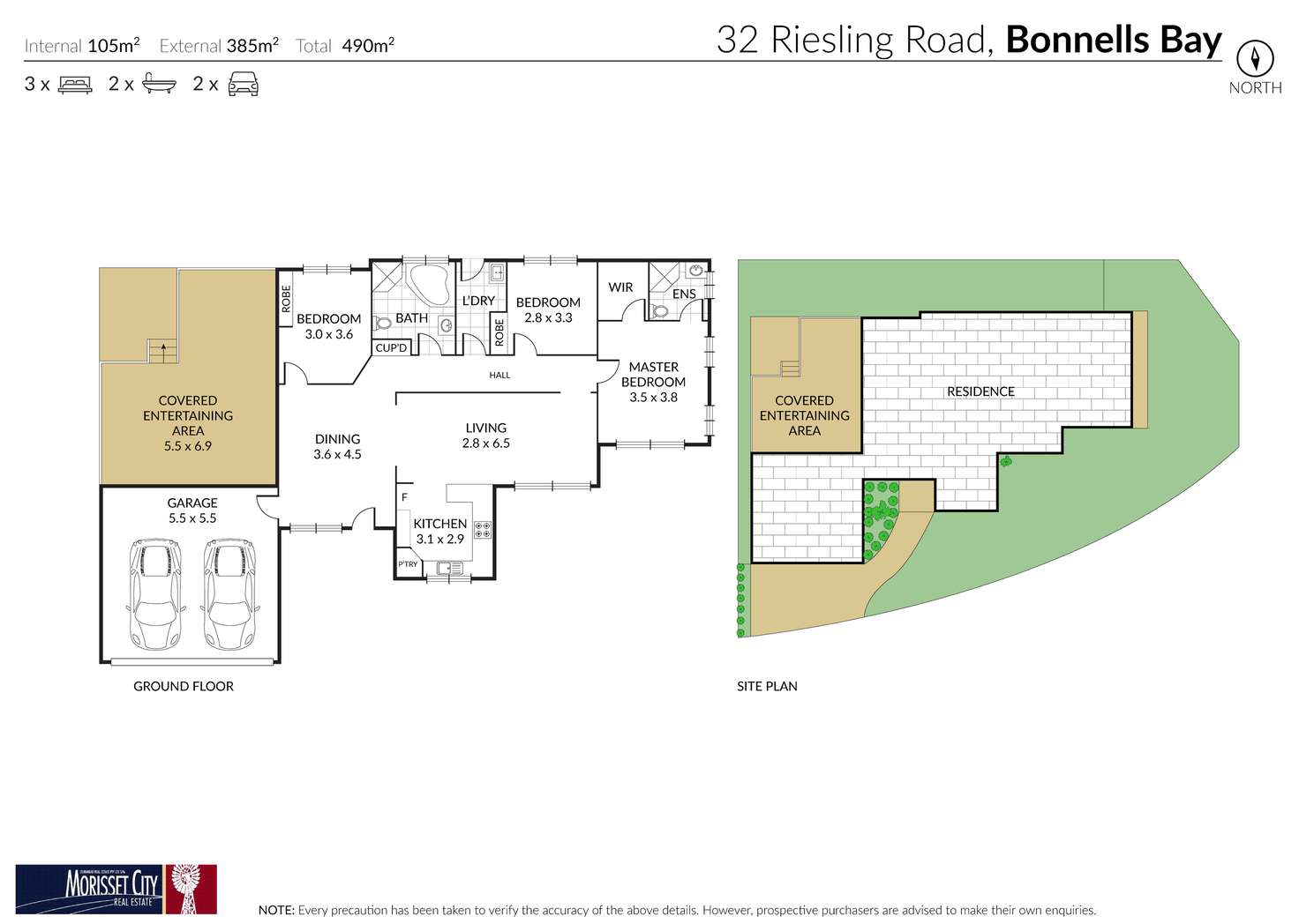 Floorplan of Homely house listing, 32 Riesling Road, Bonnells Bay NSW 2264