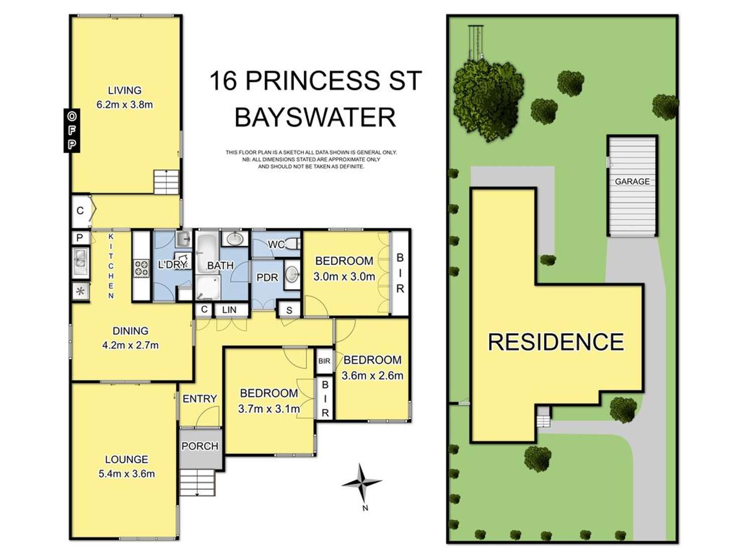 Floorplan of Homely house listing, 16 Princess Street, Bayswater VIC 3153