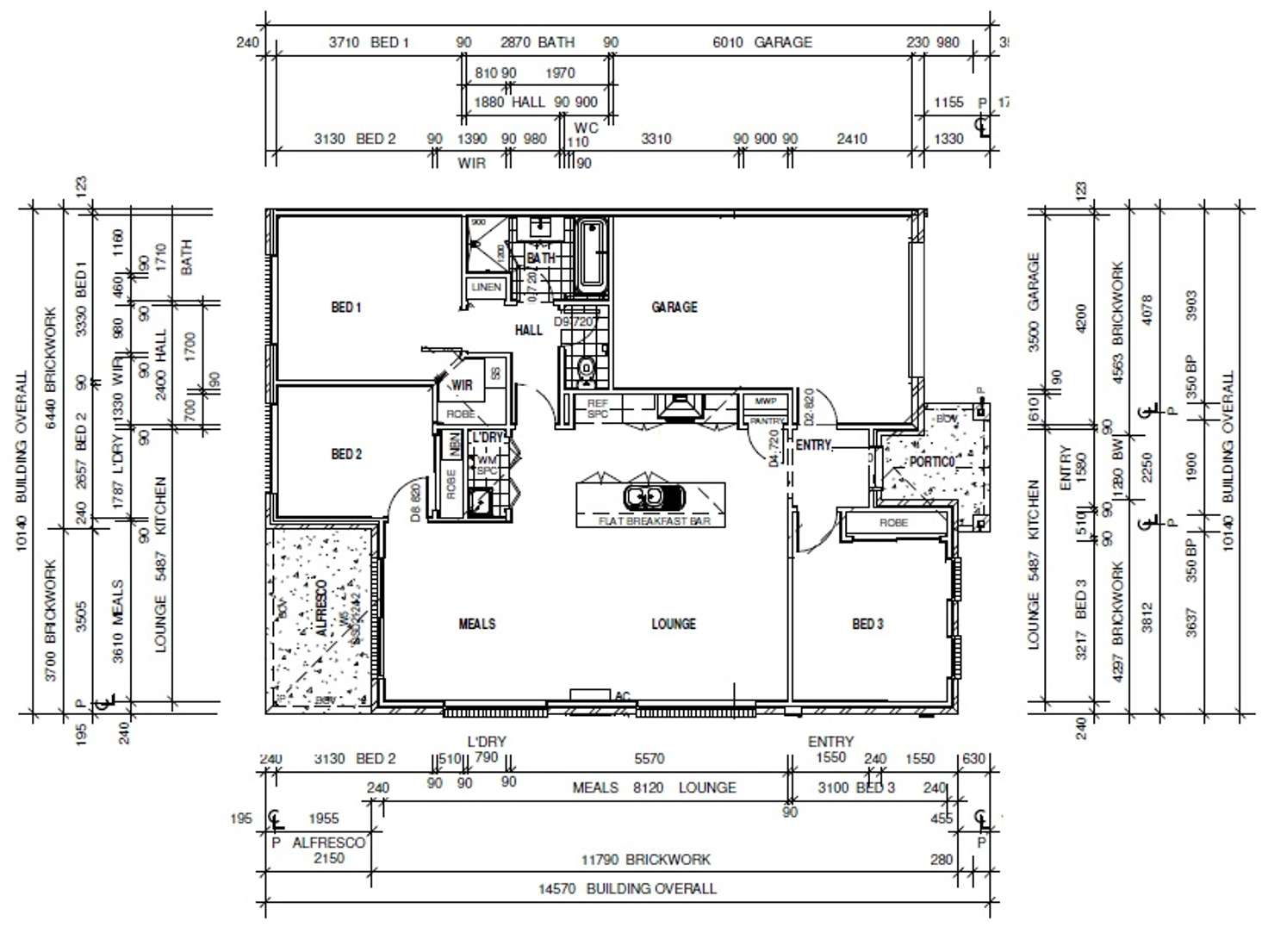 Floorplan of Homely townhouse listing, Lot 7/50 Verbena Street, Baranduda VIC 3691