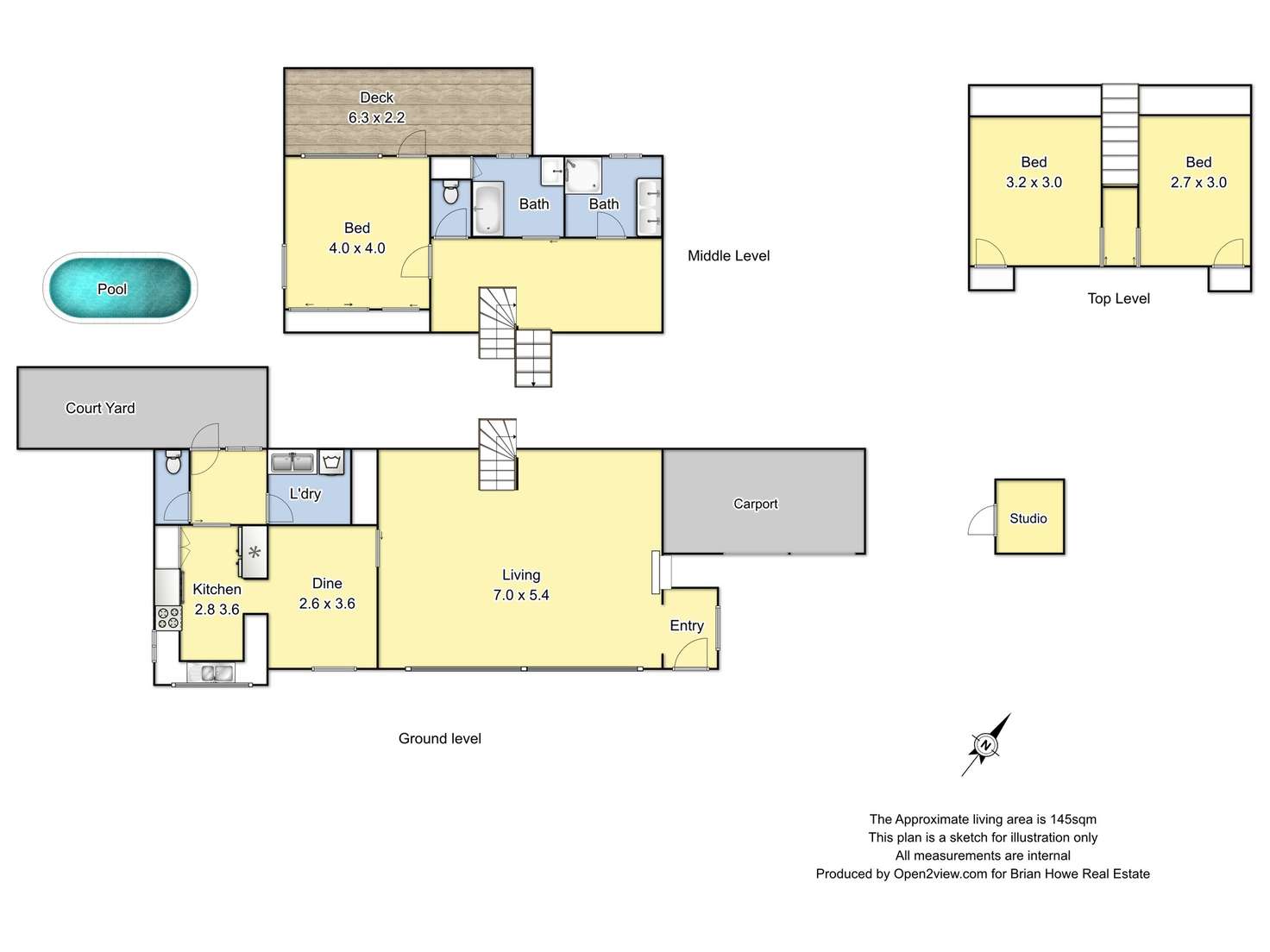 Floorplan of Homely house listing, 27 Moore Street, Baddaginnie VIC 3670