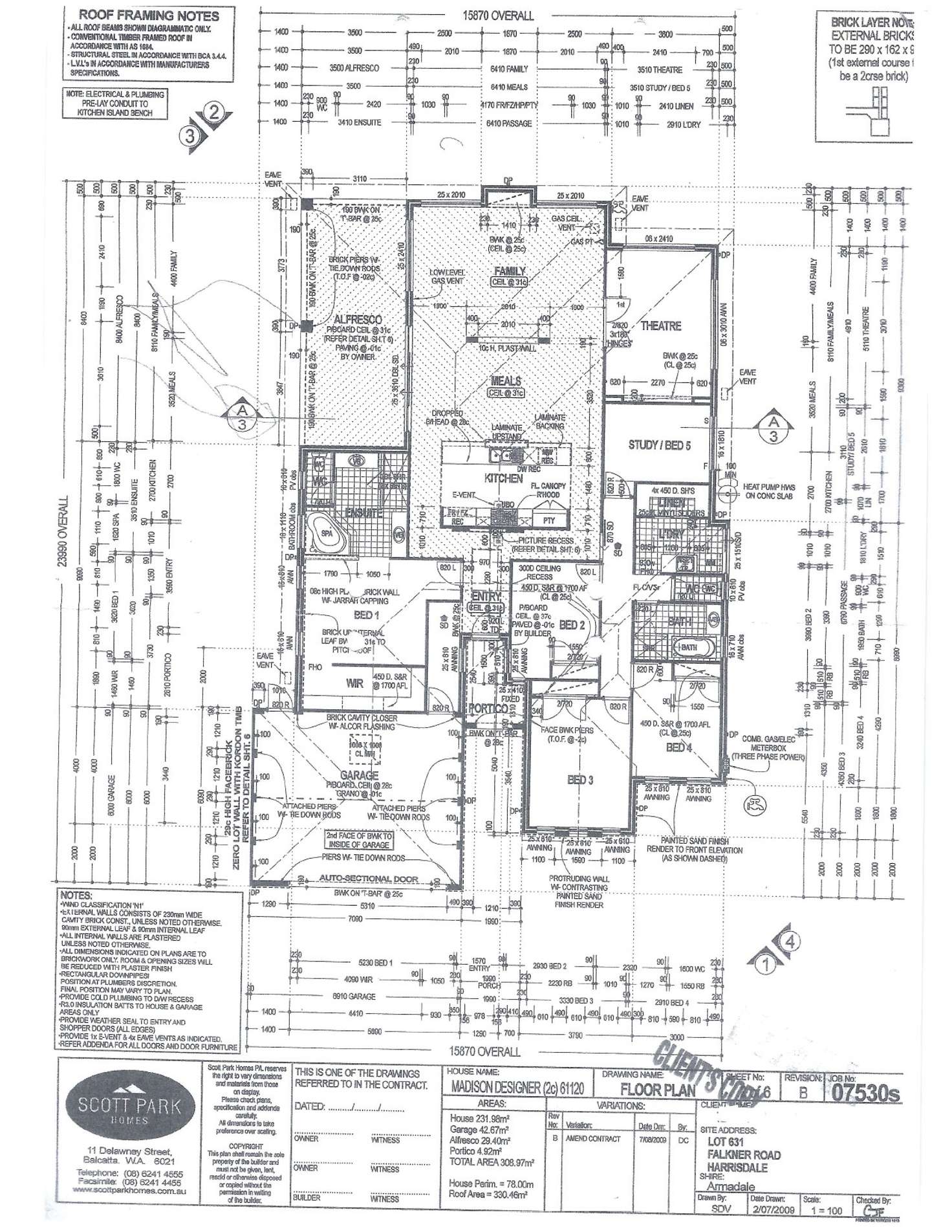 Floorplan of Homely house listing, 20 Falkner Road, Harrisdale WA 6112
