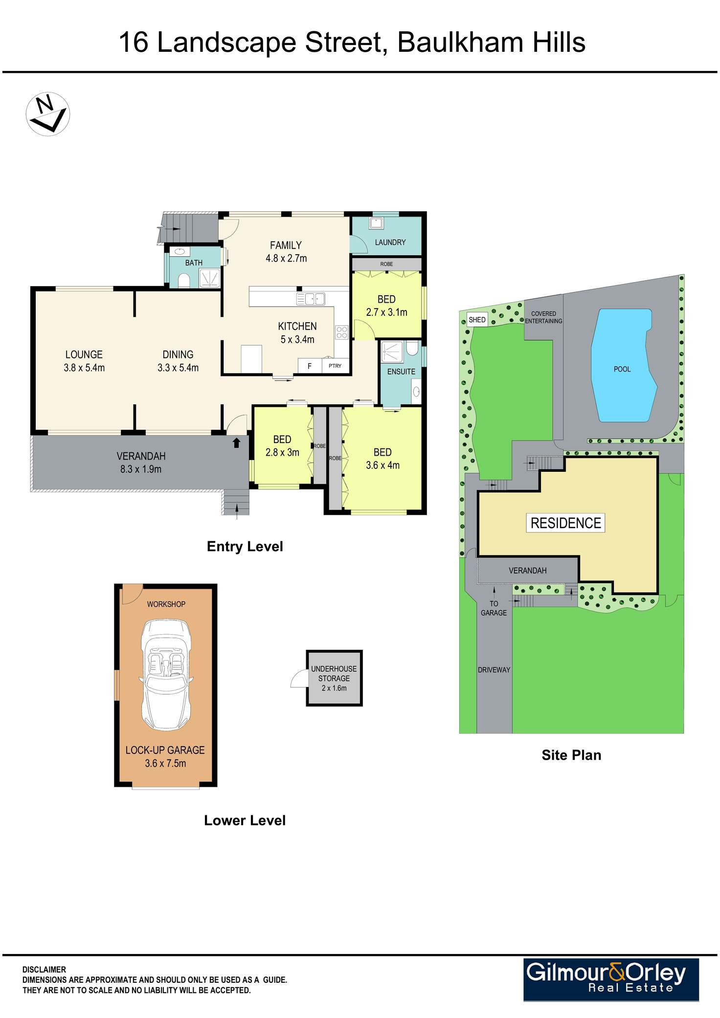 Floorplan of Homely house listing, 16 Landscape Street, Baulkham Hills NSW 2153