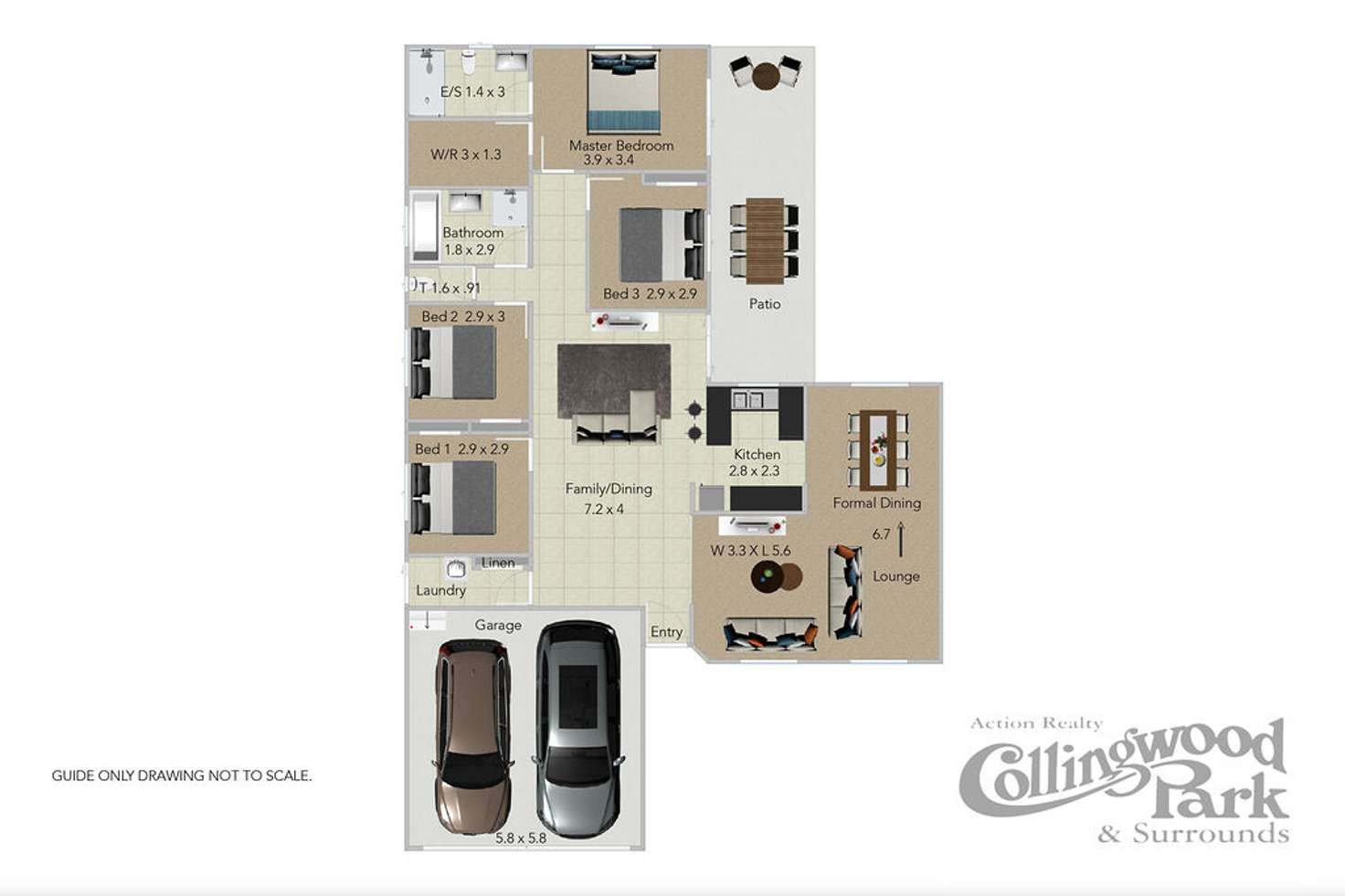 Floorplan of Homely house listing, 30 BASSILI DRIVE, Collingwood Park QLD 4301