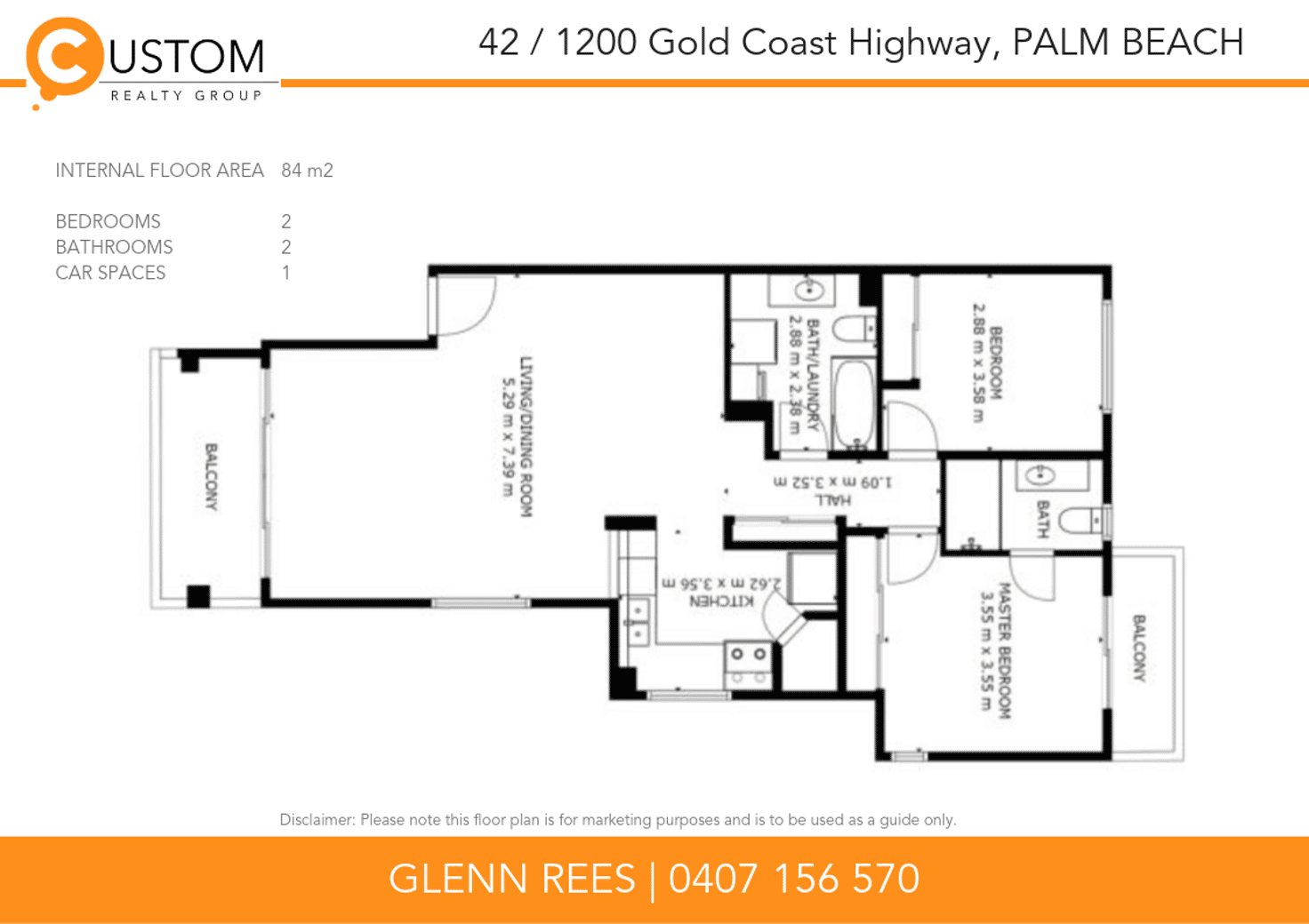 Floorplan of Homely apartment listing, 42/1198 Gold Coast Highway, Palm Beach QLD 4221