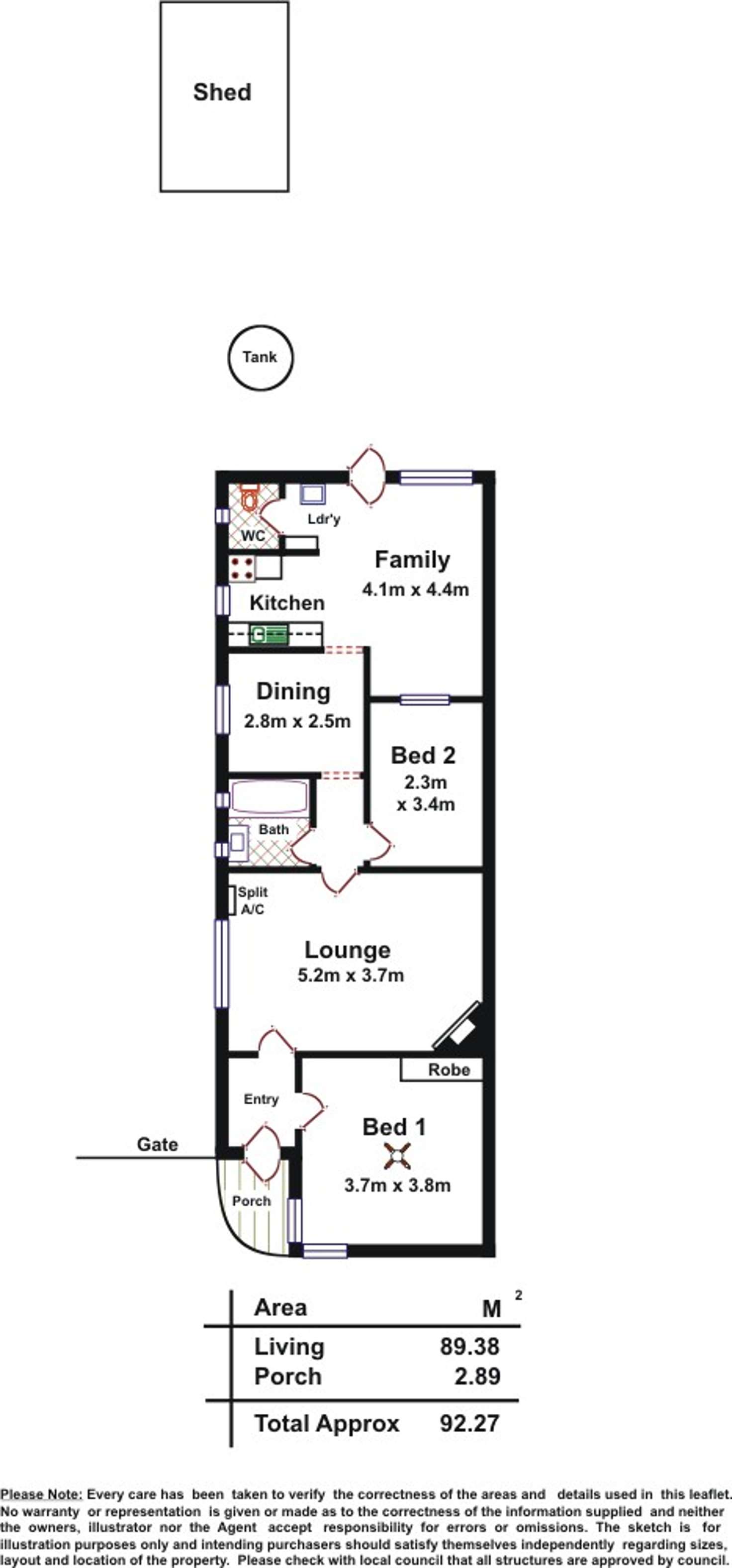 Floorplan of Homely house listing, 5 Pistolier Street, Plympton SA 5038