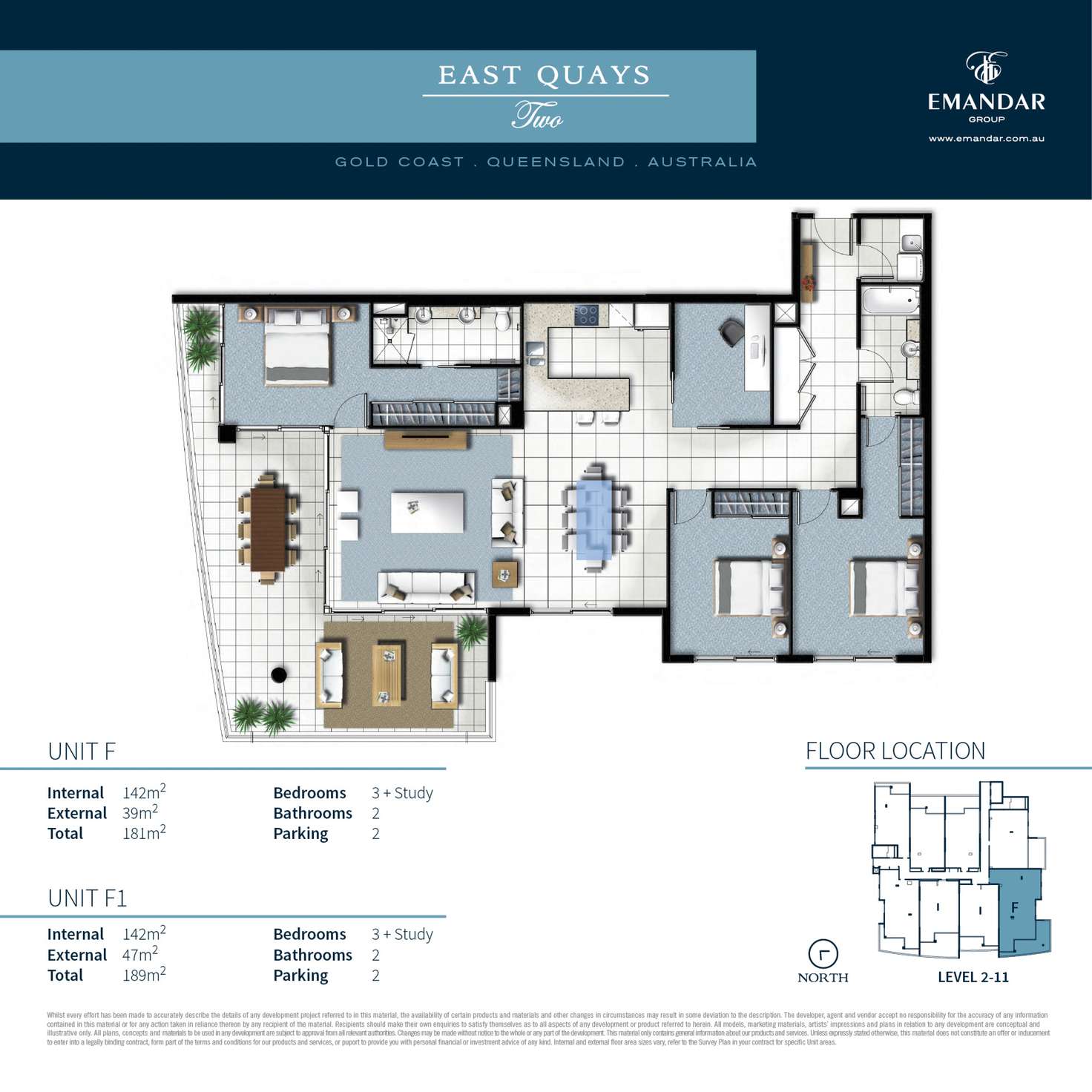 Floorplan of Homely apartment listing, 21007/25 East Quay Drive, Biggera Waters QLD 4216