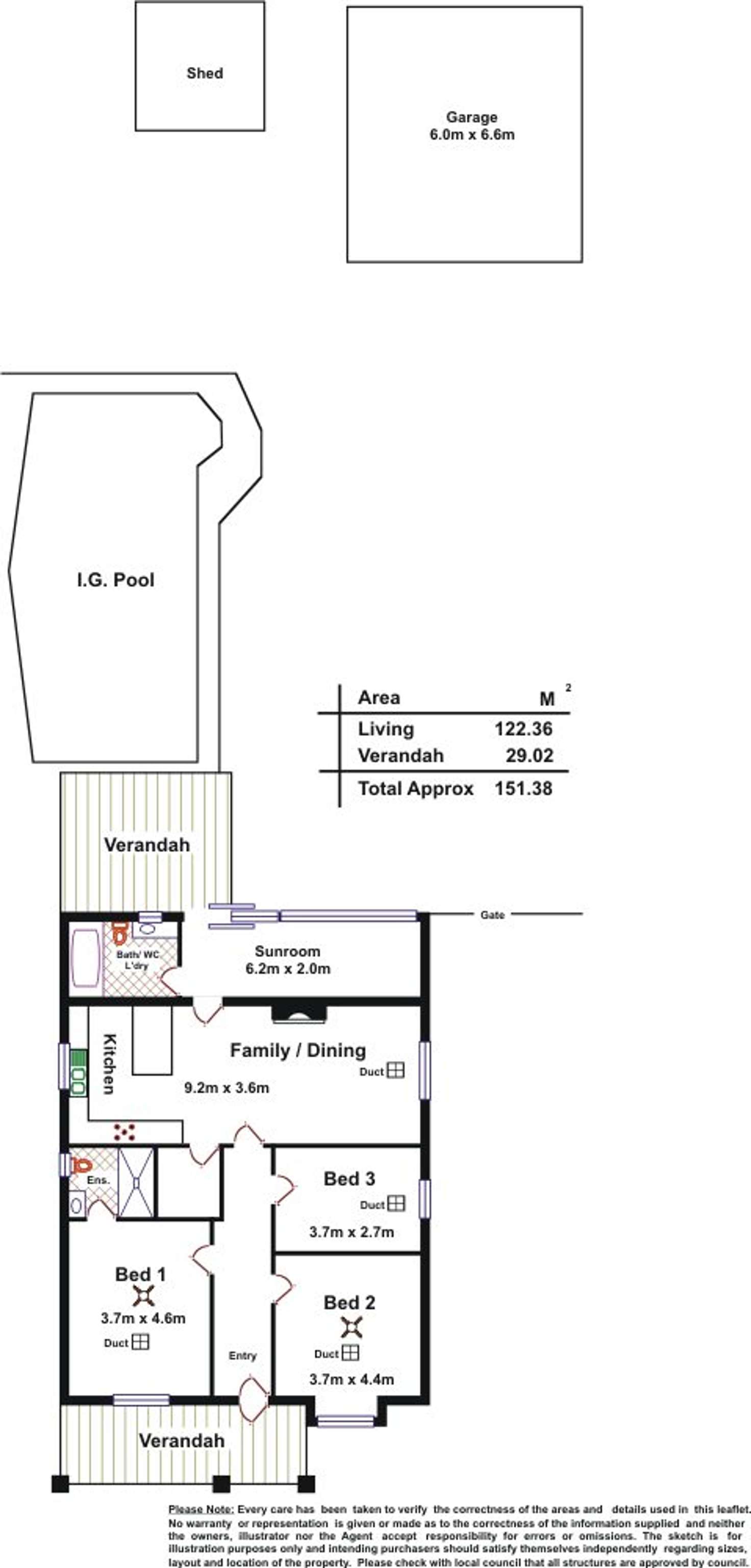 Floorplan of Homely house listing, 7 Kimber Terrace, Kurralta Park SA 5037