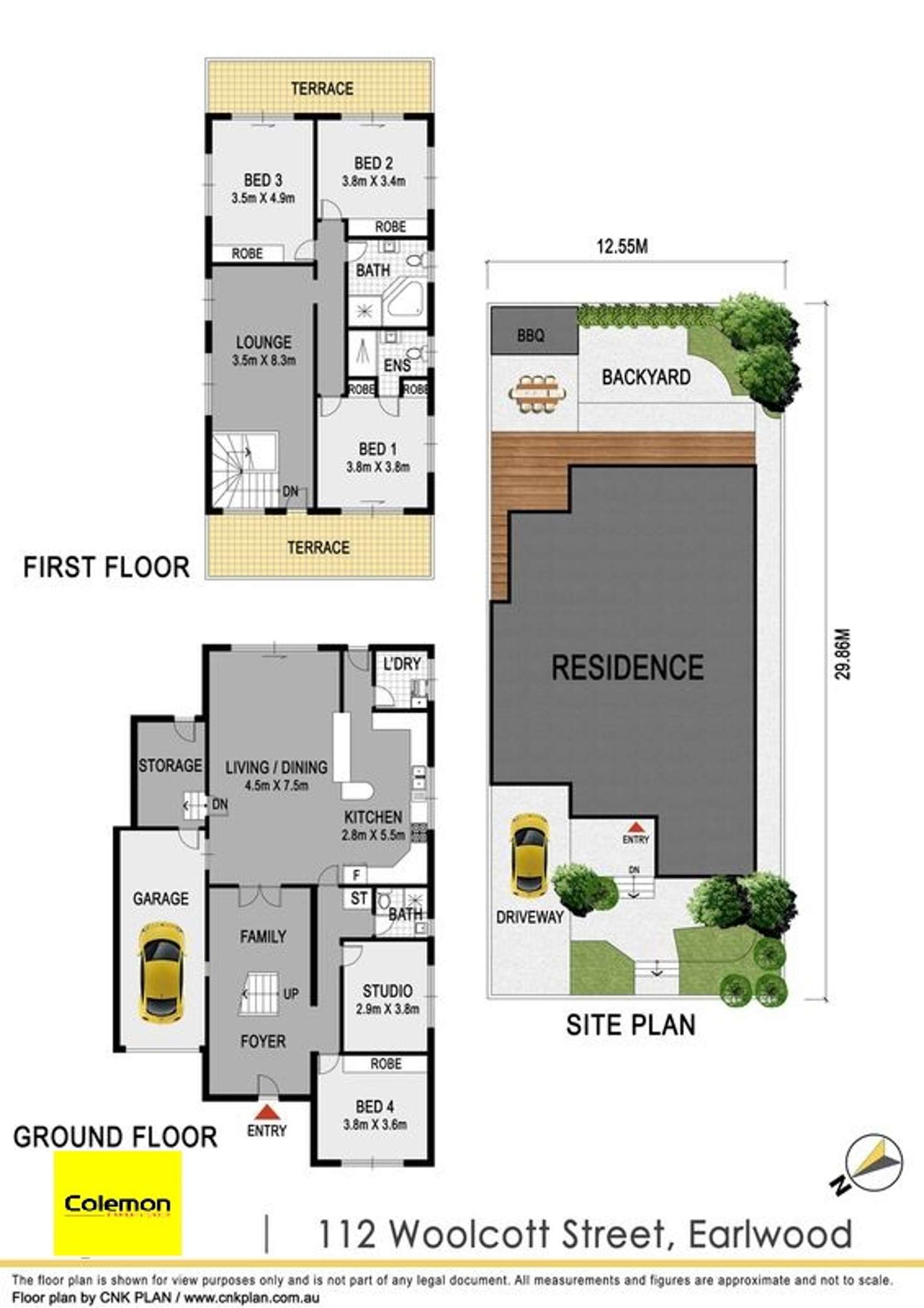 Floorplan of Homely house listing, 112 Woolcott Street, Earlwood NSW 2206