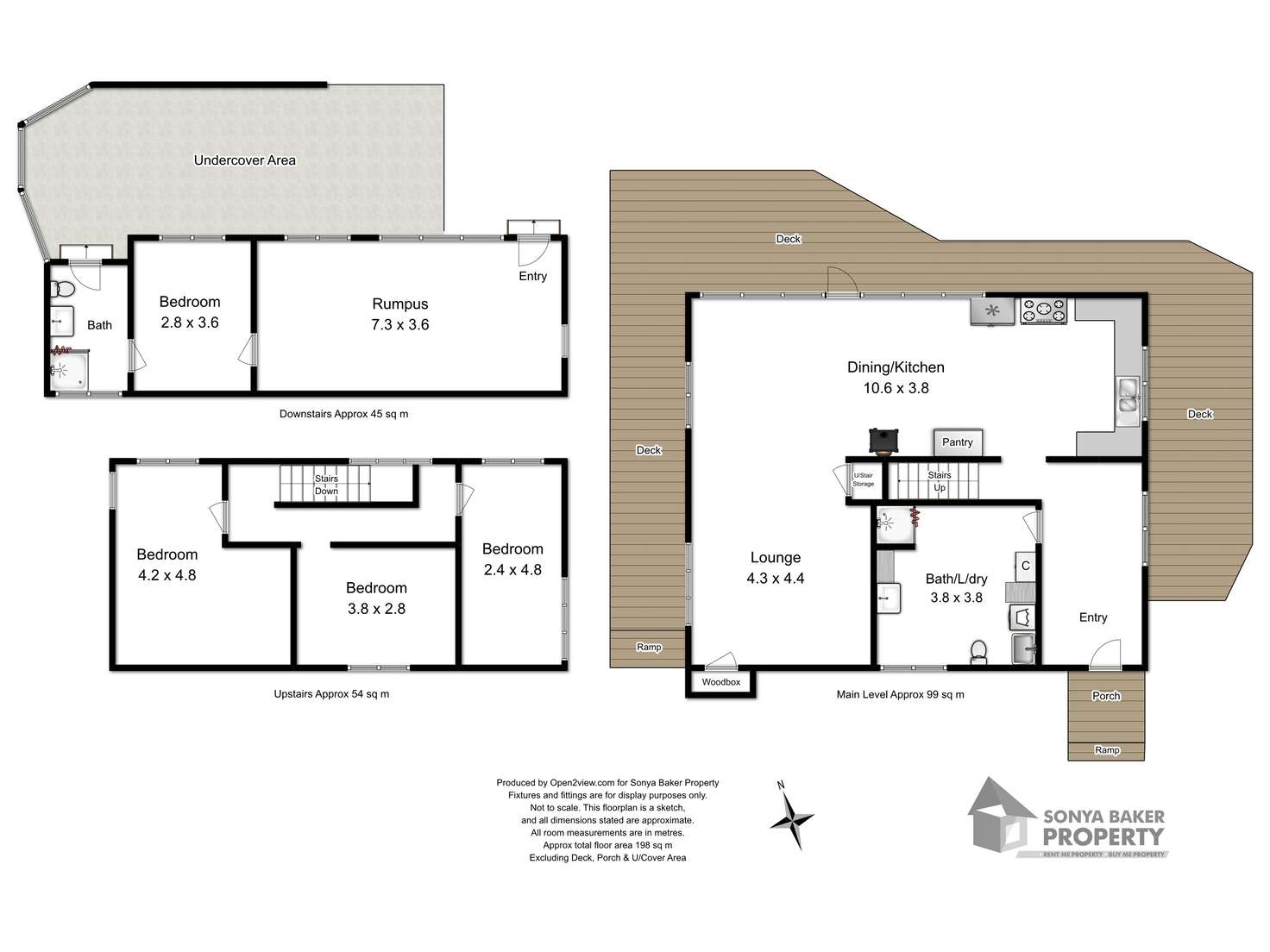 Floorplan of Homely acreageSemiRural listing, 17515 Bass Highway, Boat Harbour TAS 7321