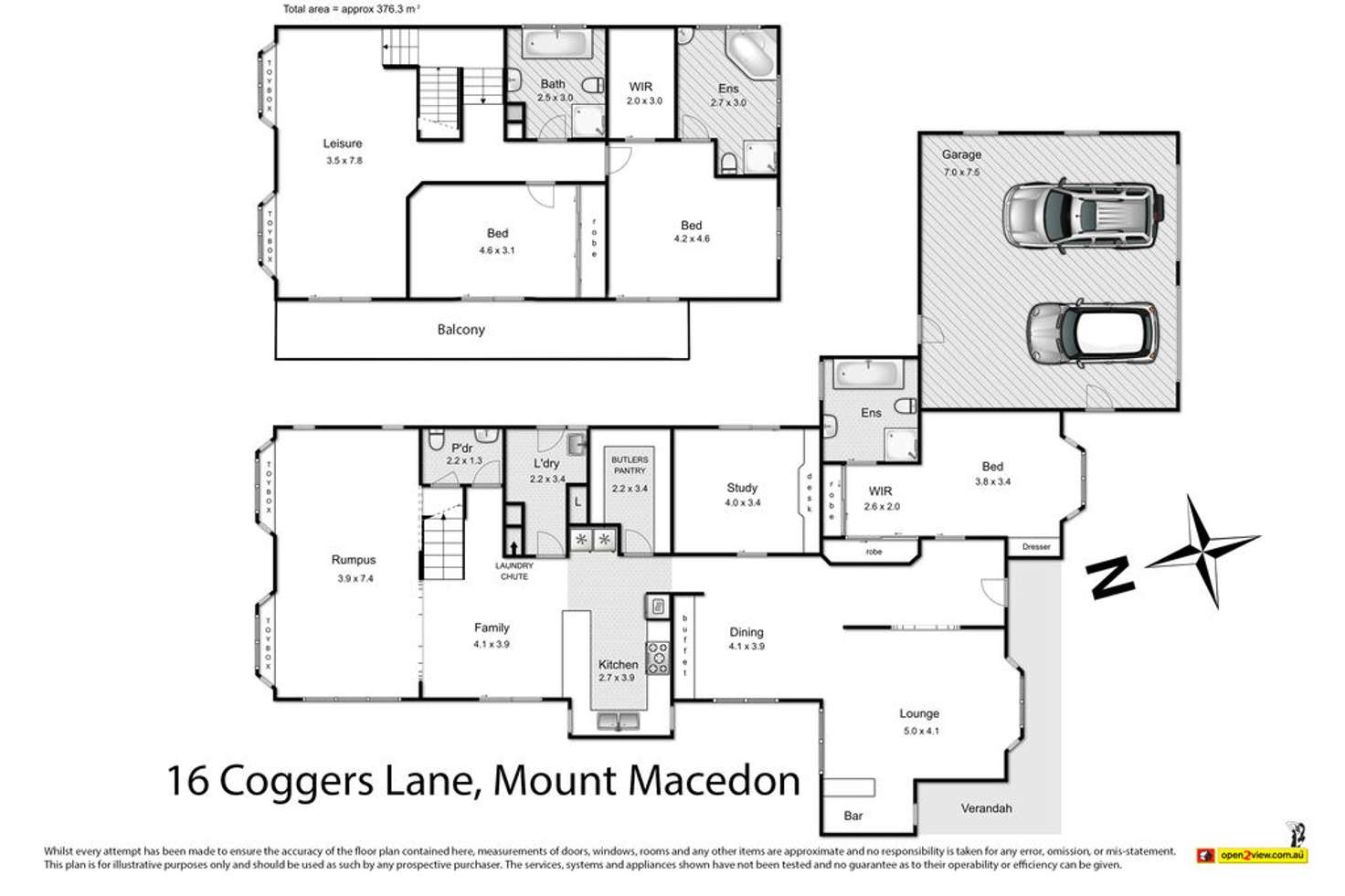 Floorplan of Homely house listing, 16 Coggers Lane, Mount Macedon VIC 3441