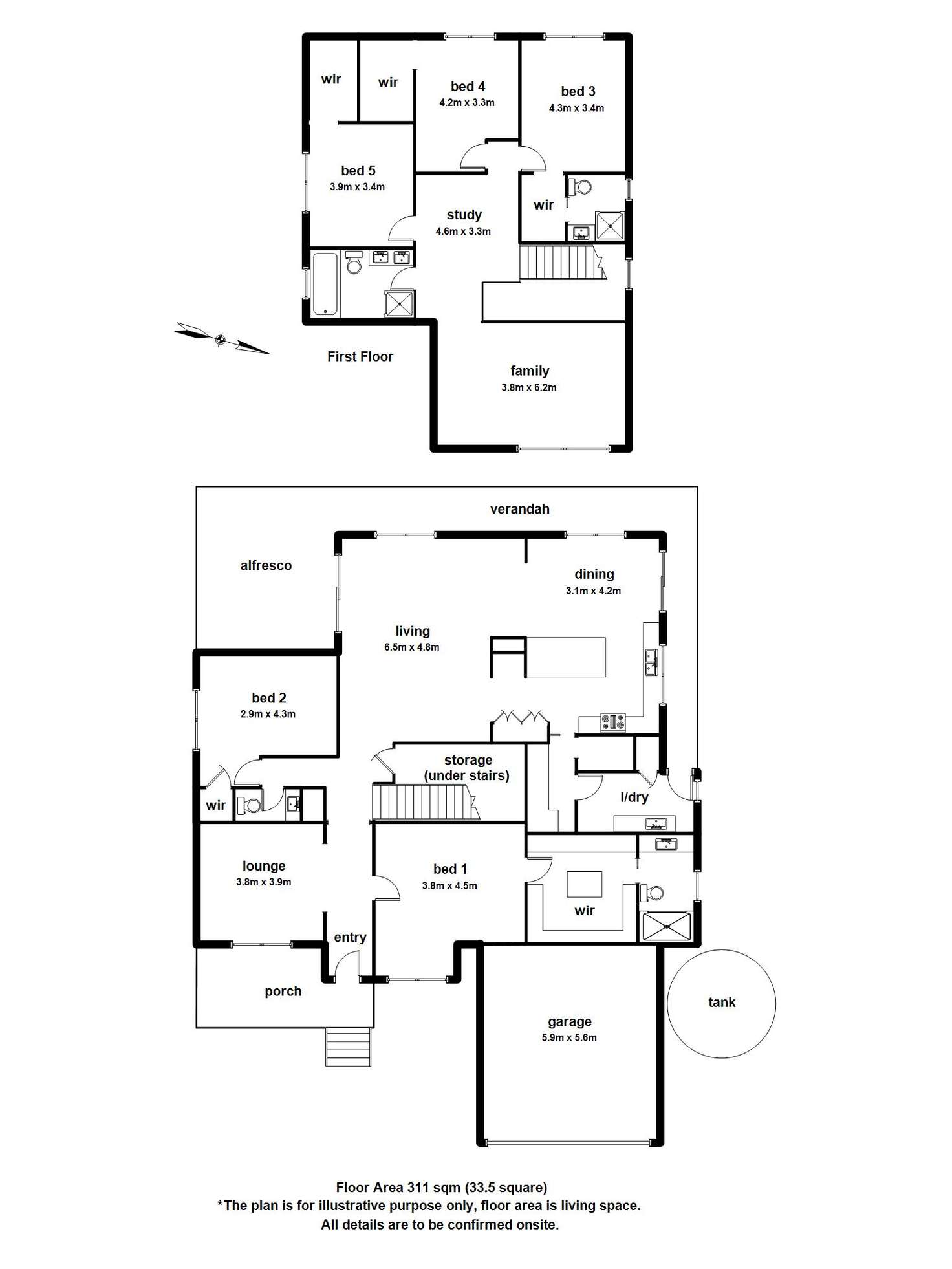 Floorplan of Homely house listing, 25 Naughton Street, Cockatoo VIC 3781