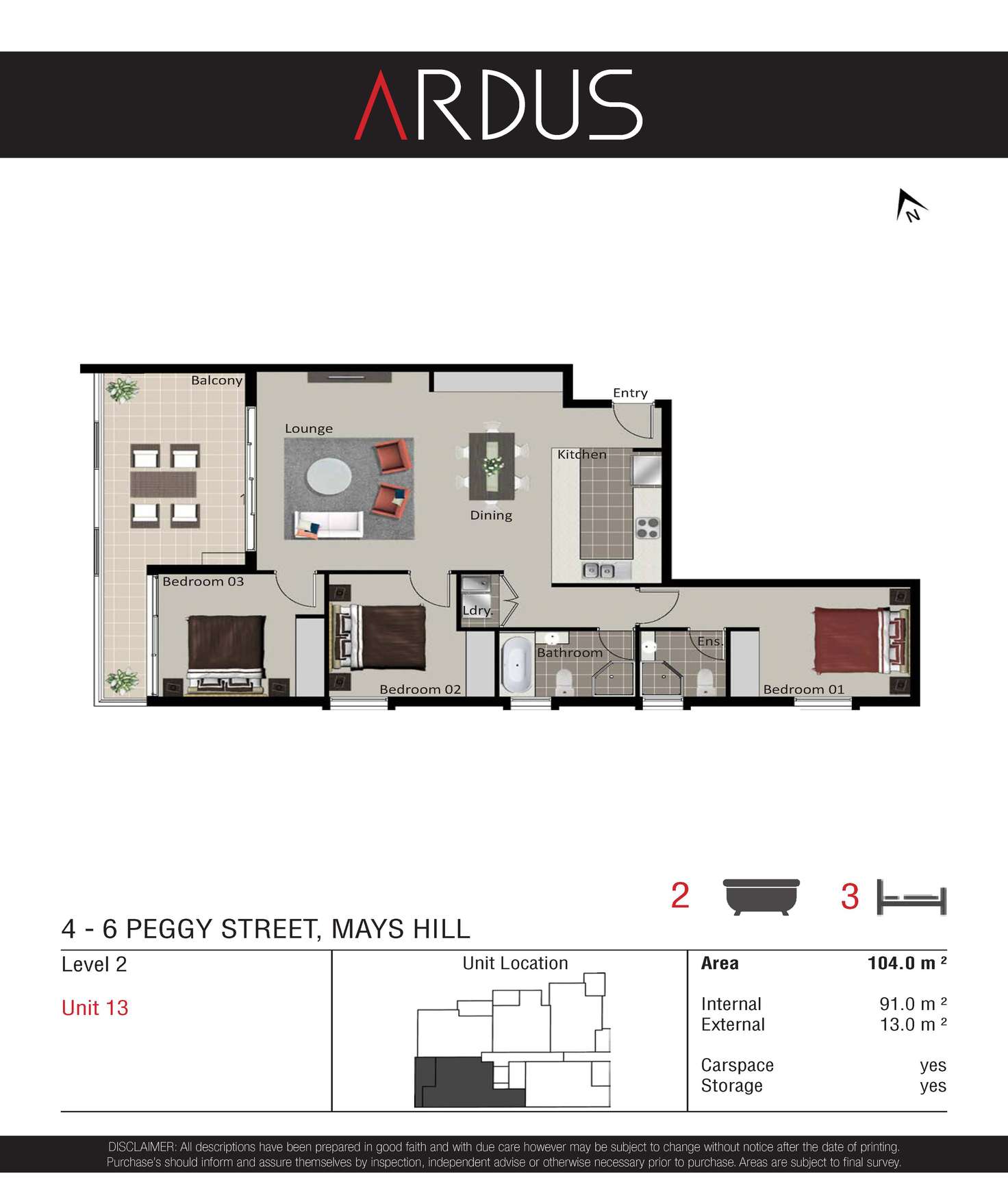 Floorplan of Homely apartment listing, 13/4 - 6 Peggy Street, Mays Hill NSW 2145