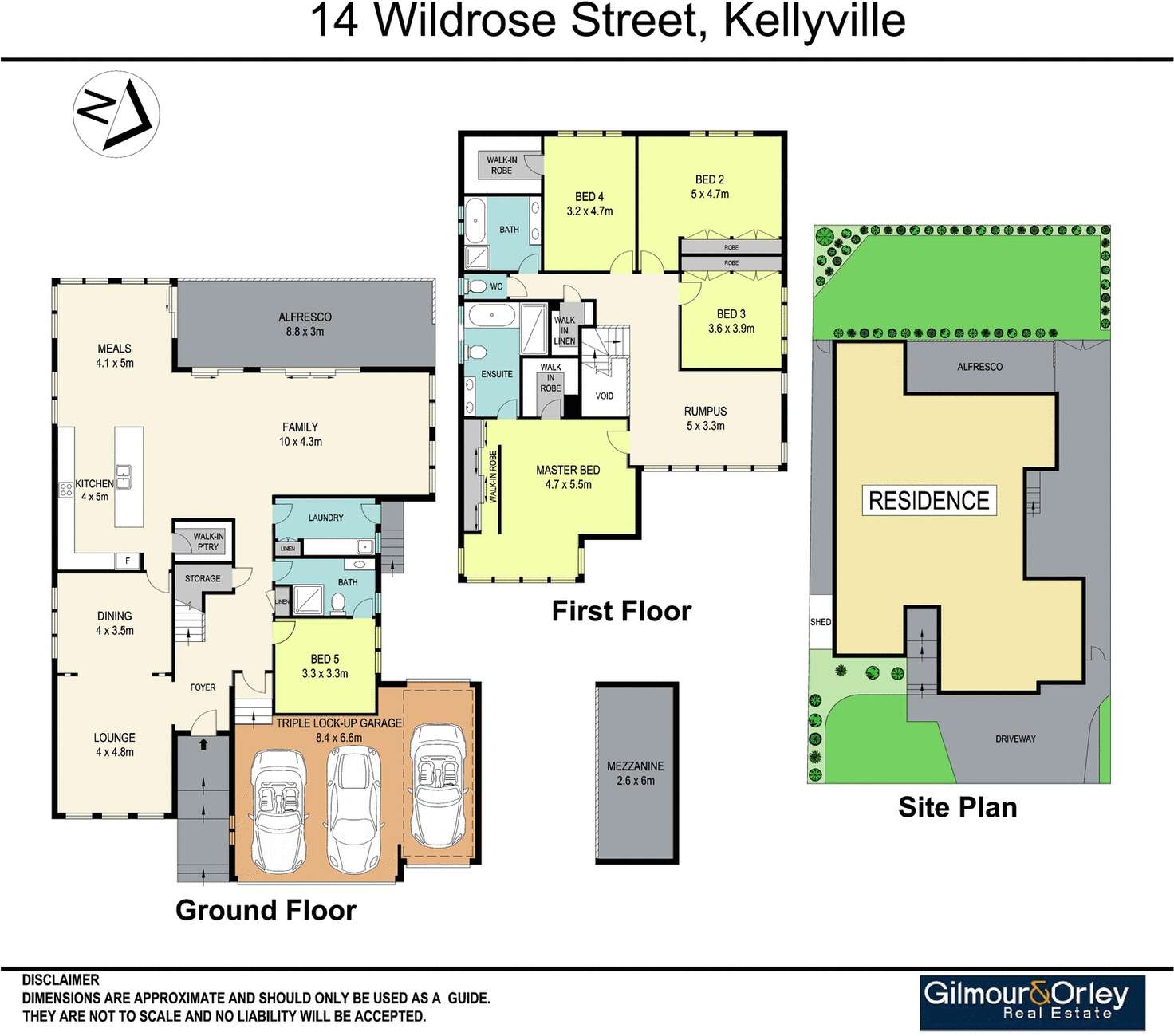 Floorplan of Homely house listing, 14 Wildrose Street, Kellyville NSW 2155