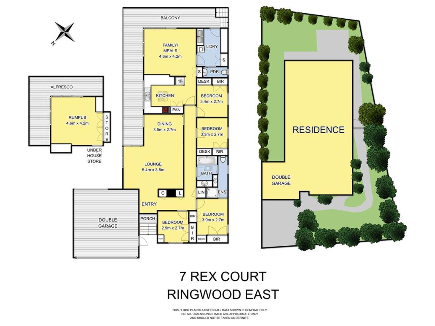 Floorplan of Homely house listing, 7 Rex Court, Ringwood East VIC 3135