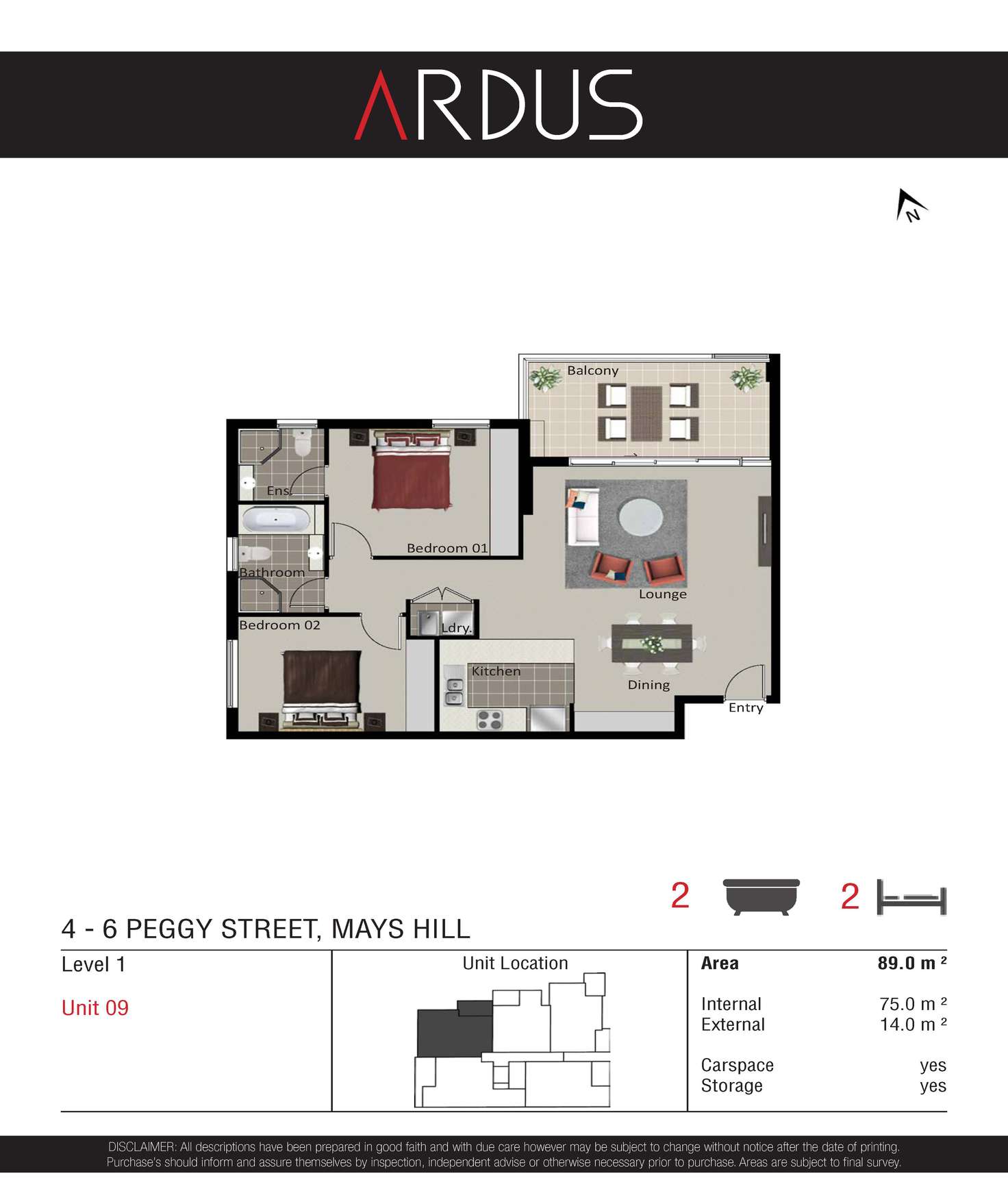 Floorplan of Homely apartment listing, 9/4-6 Peggy Street, Mays Hill NSW 2145