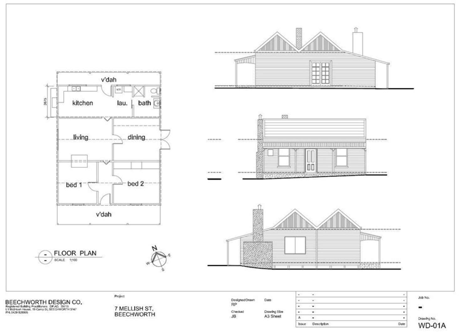 Floorplan of Homely house listing, 7 MELLISH STREET, Beechworth VIC 3747
