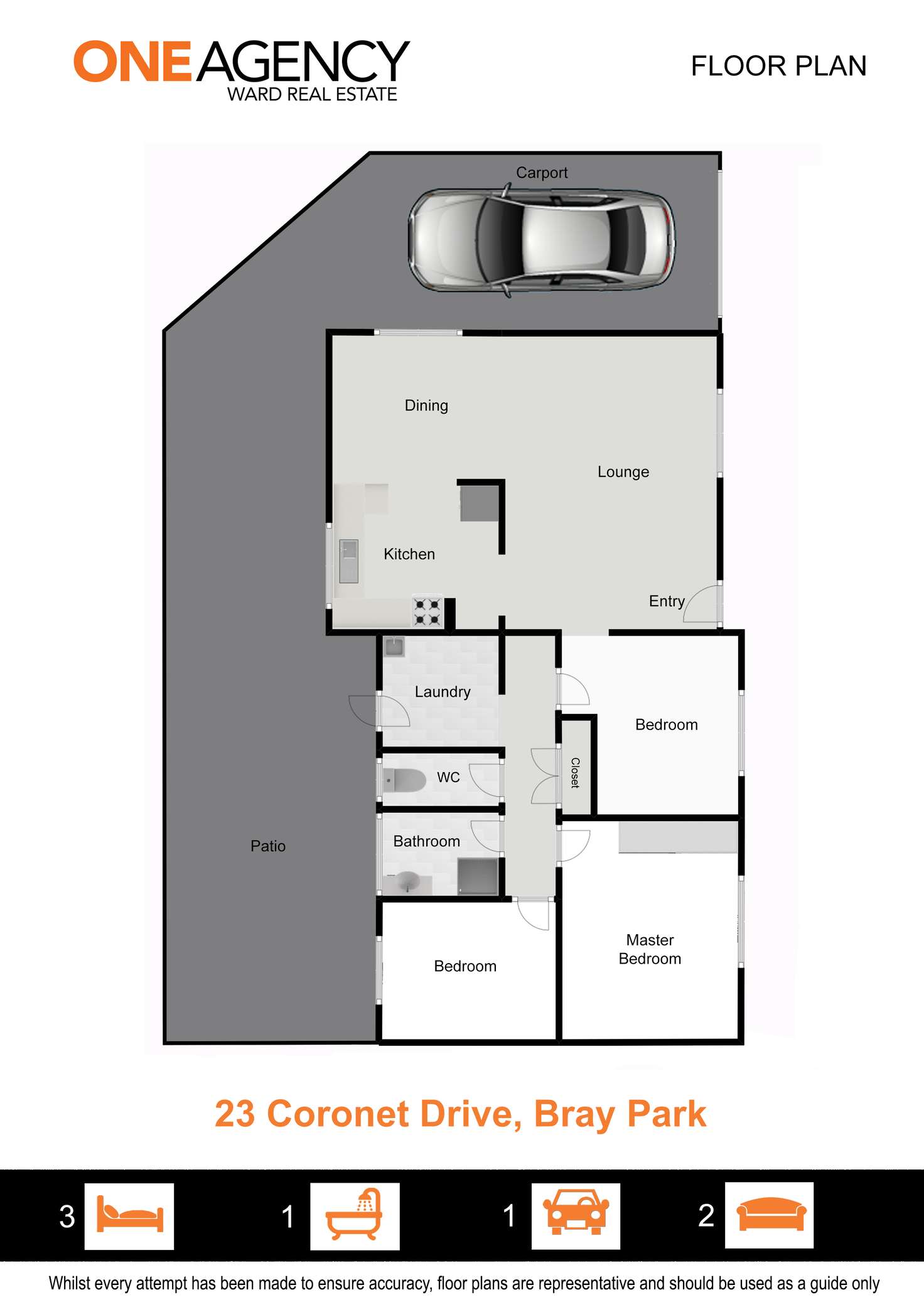 Floorplan of Homely house listing, 23 Coronet Drive, Bray Park QLD 4500