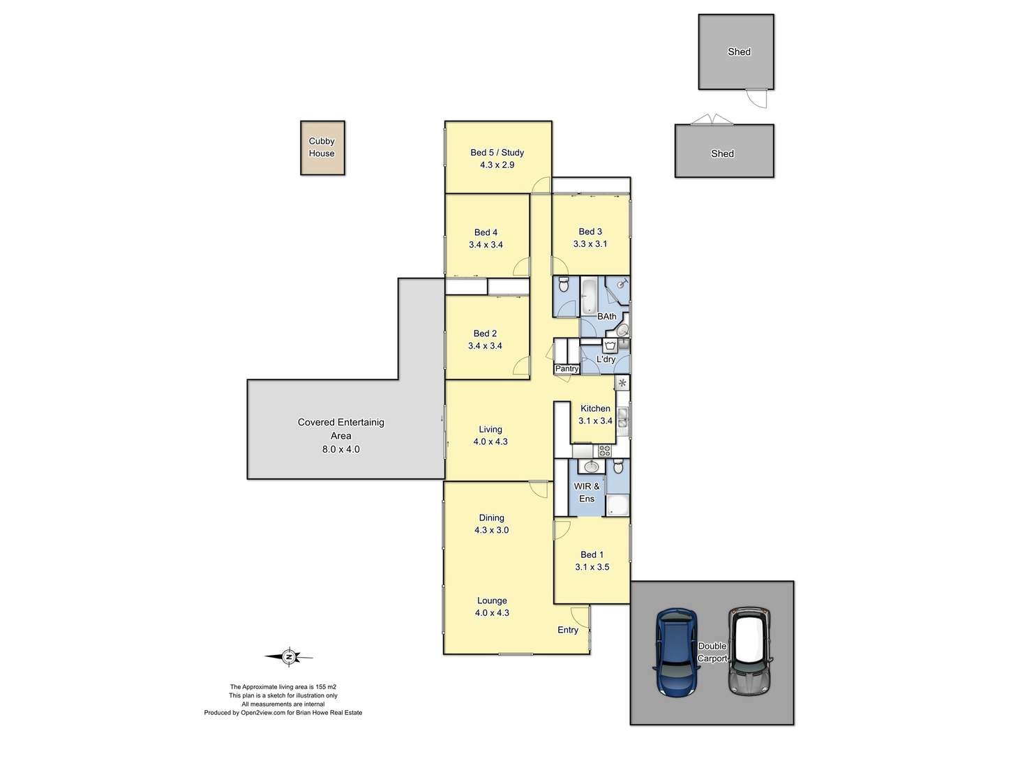 Floorplan of Homely house listing, 14 Kurrajong Court, Benalla VIC 3672