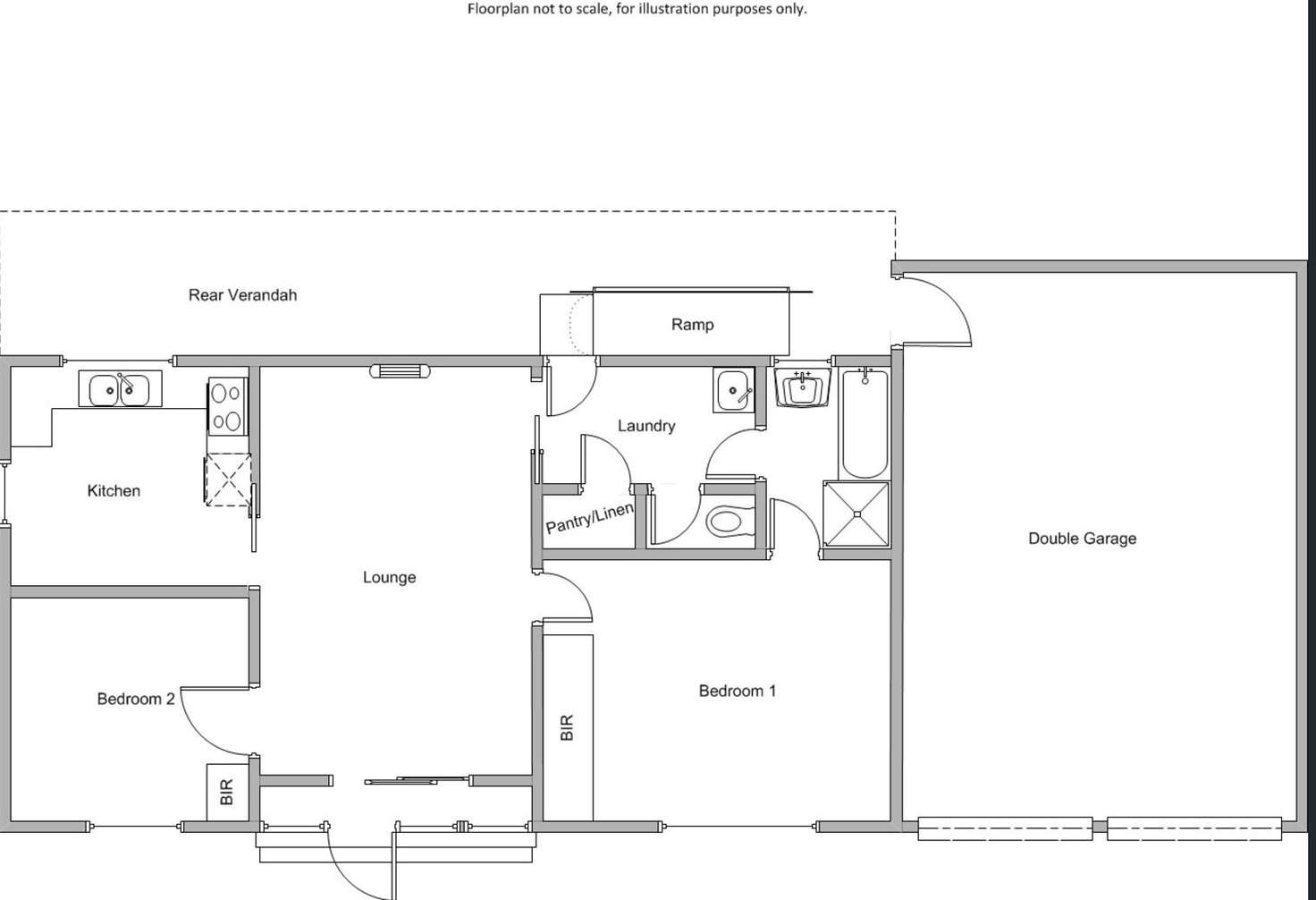 Floorplan of Homely house listing, 76 Park Terrace, Edithburgh SA 5583