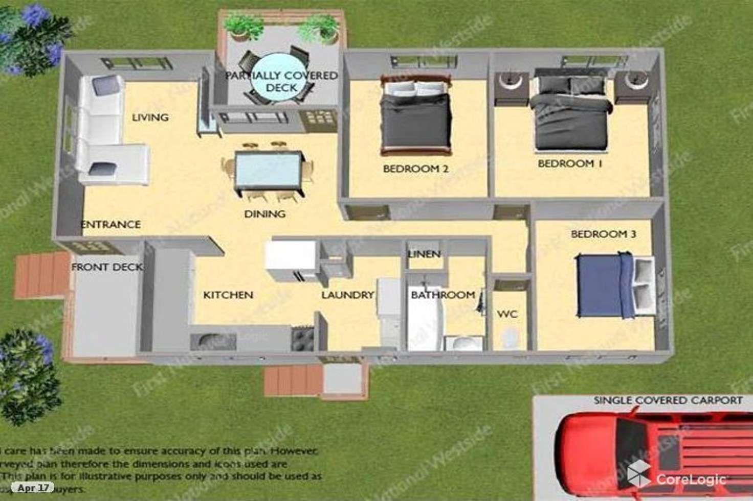Floorplan of Homely house listing, 3 Blaine Street, Goodna QLD 4300