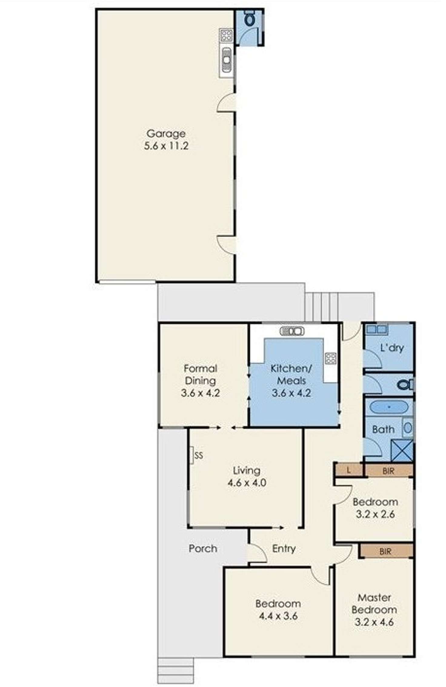 Floorplan of Homely house listing, 422 Edgars Road, Lalor VIC 3075