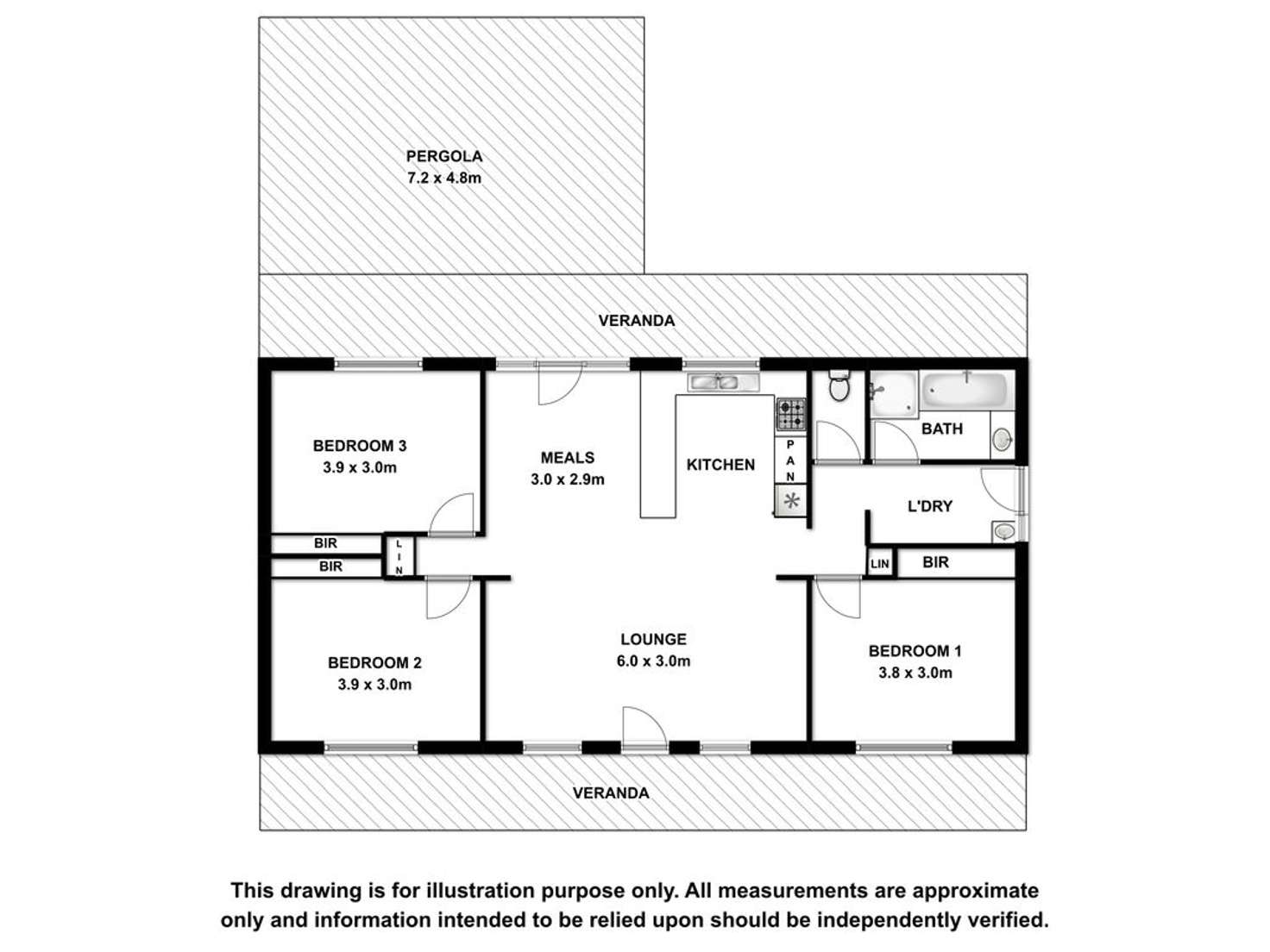 Floorplan of Homely house listing, 5 Herbert Street, Beachport SA 5280