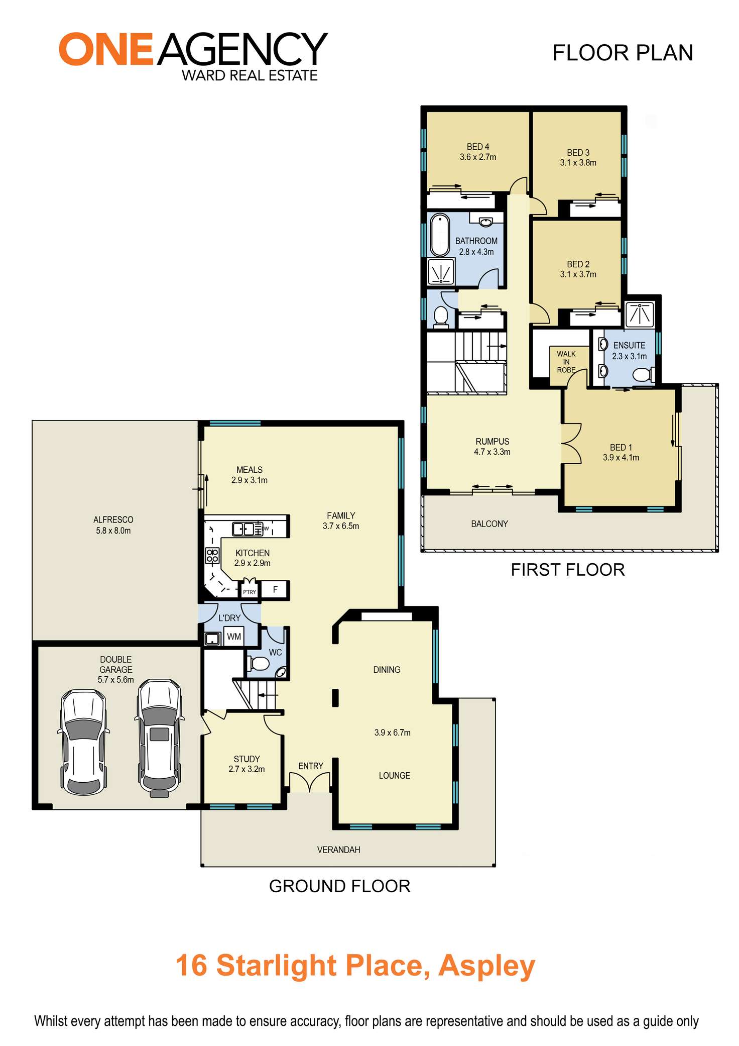 Floorplan of Homely house listing, 16 Starlight Place, Aspley QLD 4034