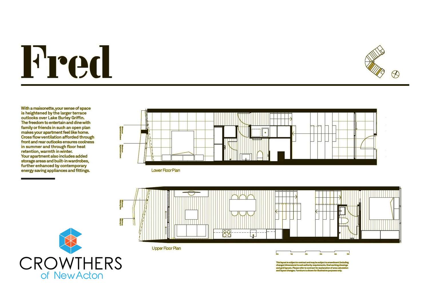 Floorplan of Homely apartment listing, 1517/25 Edinburgh Avenue, City ACT 2601