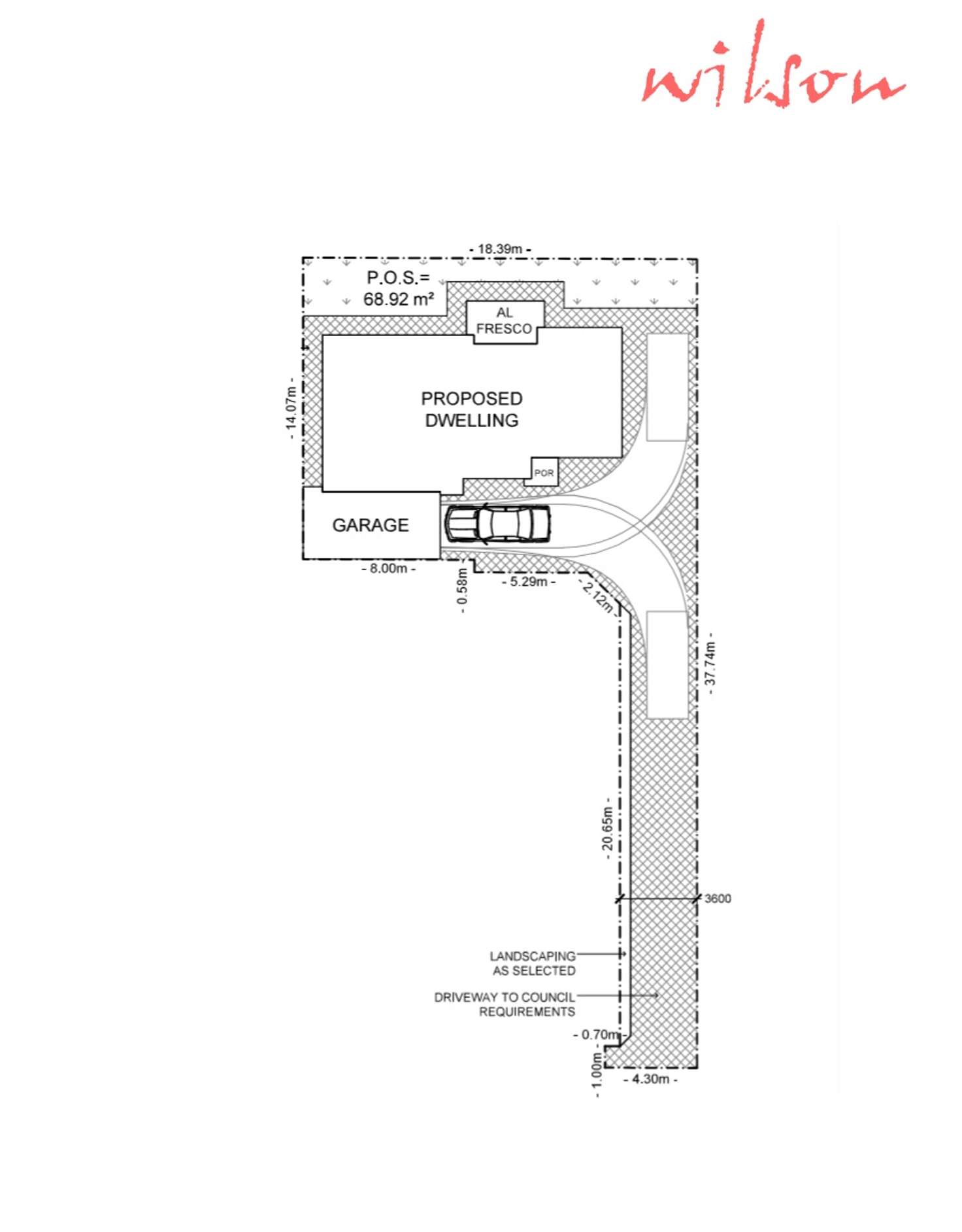 Floorplan of Homely residentialLand listing, 4A Edwin Street, Brooklyn Park SA 5032