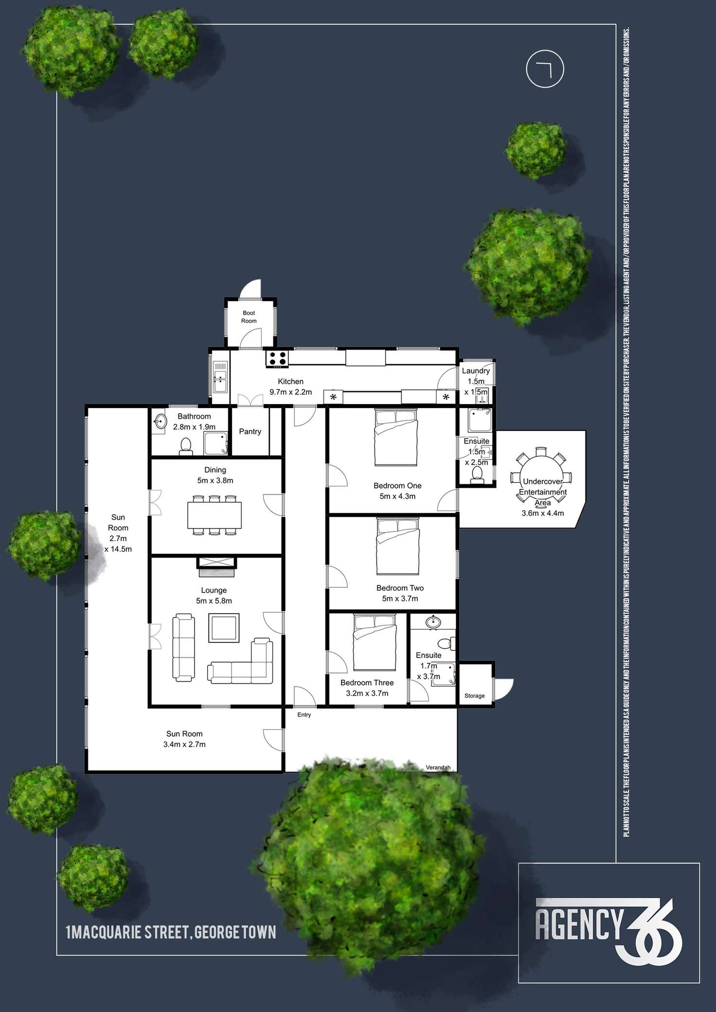 Floorplan of Homely house listing, 1 MACQUARIE STREET, George Town TAS 7253