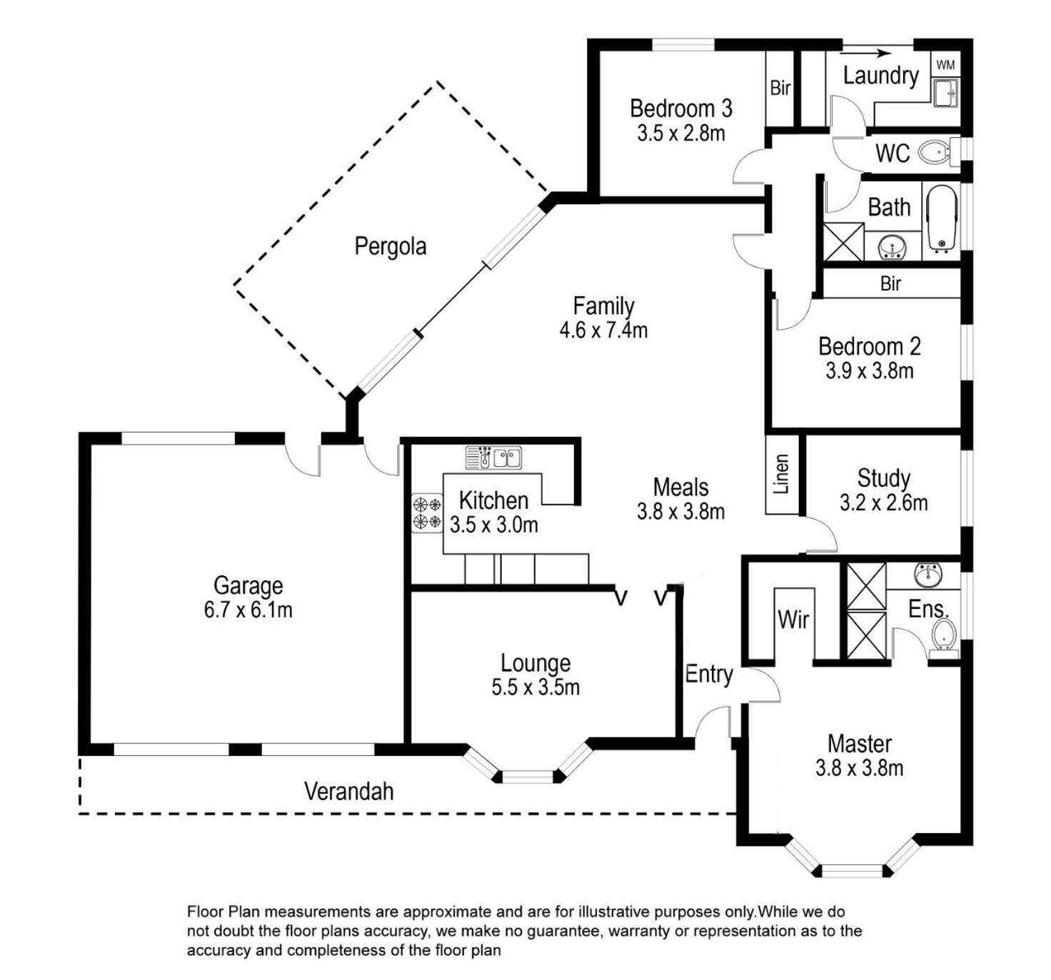 Floorplan of Homely house listing, 11 Ellwood Court, Mount Gambier SA 5290