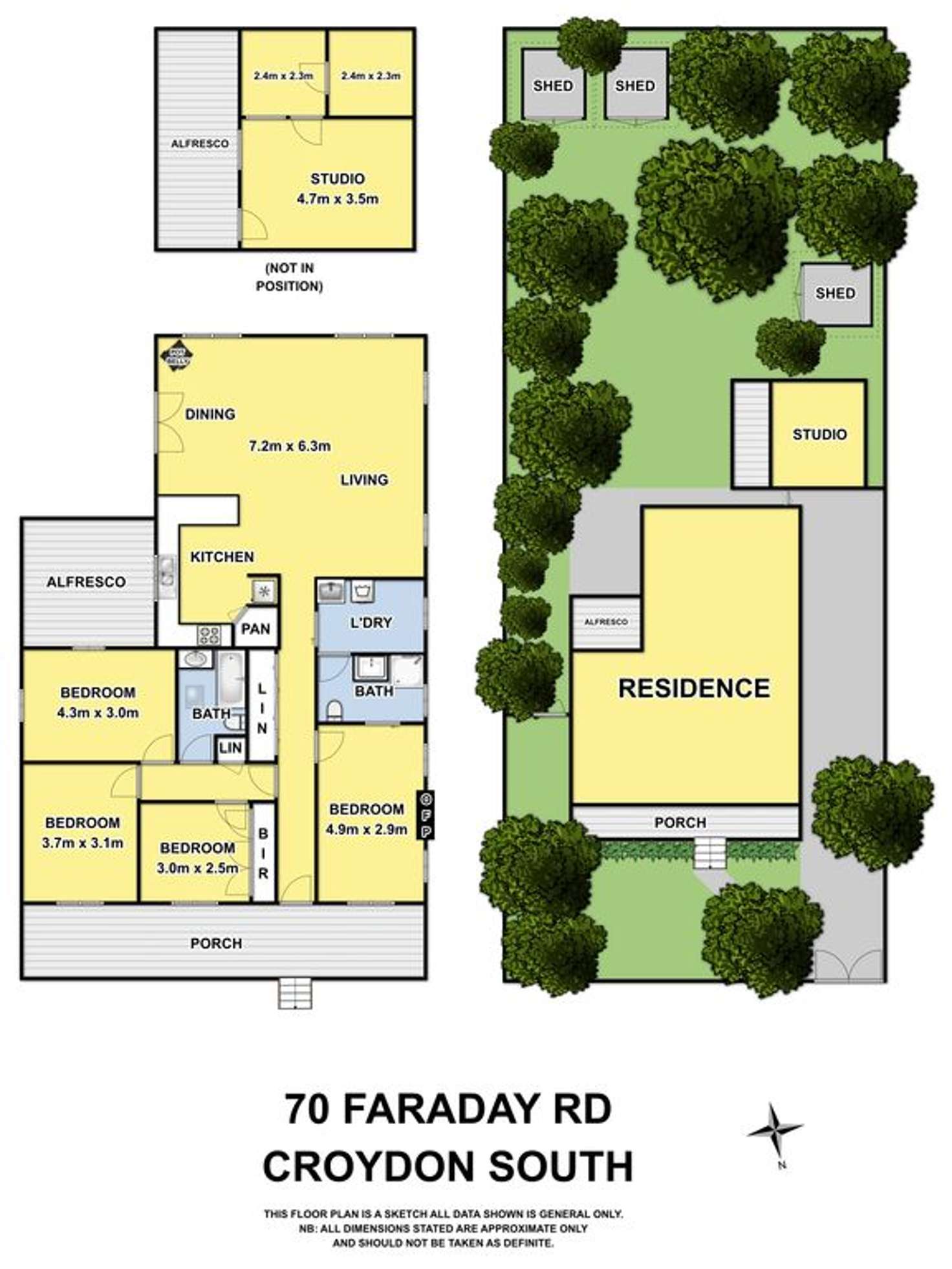Floorplan of Homely house listing, 70 Faraday Road, Croydon South VIC 3136